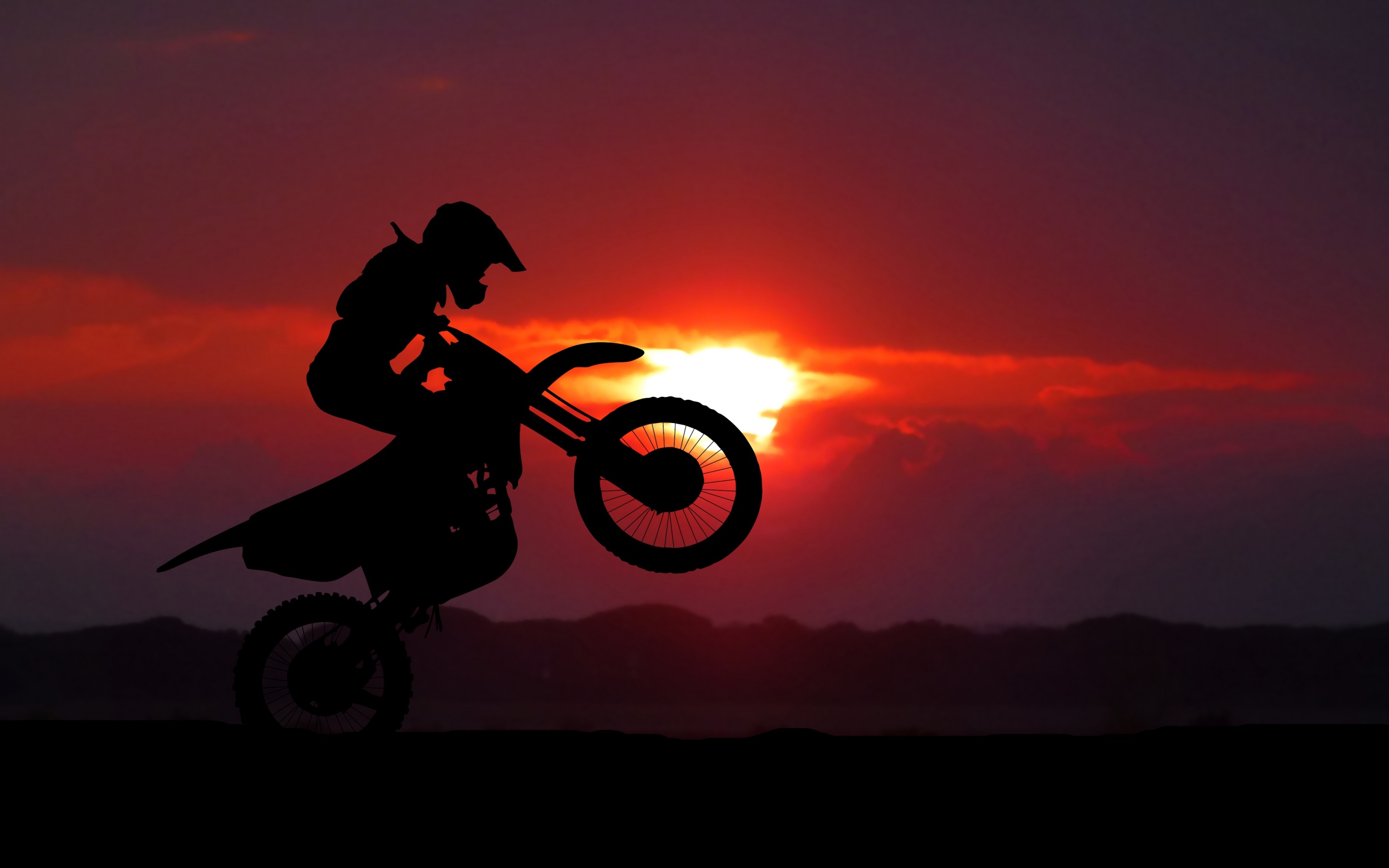 Motocross Motorcycle Wallpaper 4K