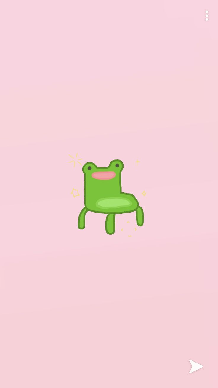 Froggy chair wallpaper:). Kawaii