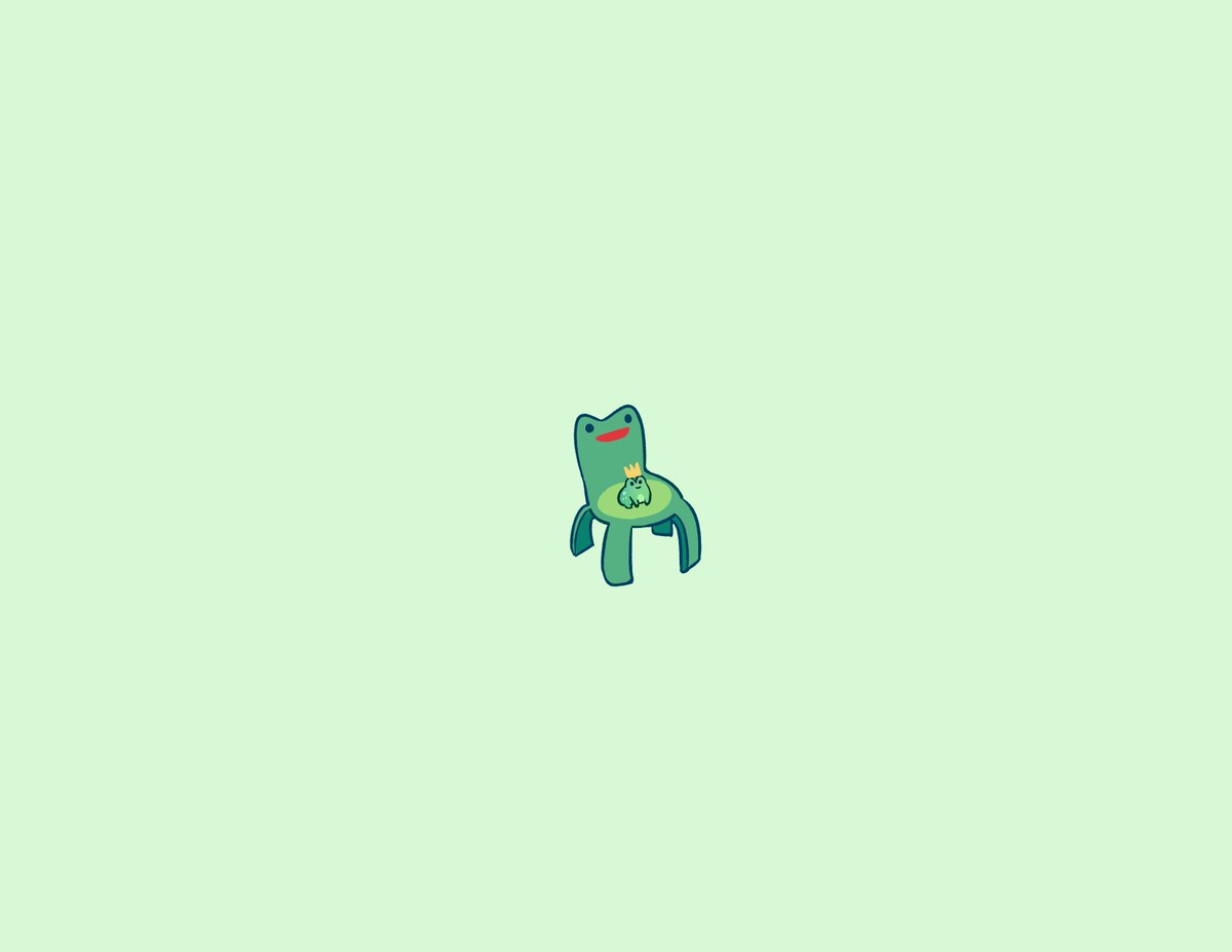 animal crossing froggy chair frog
