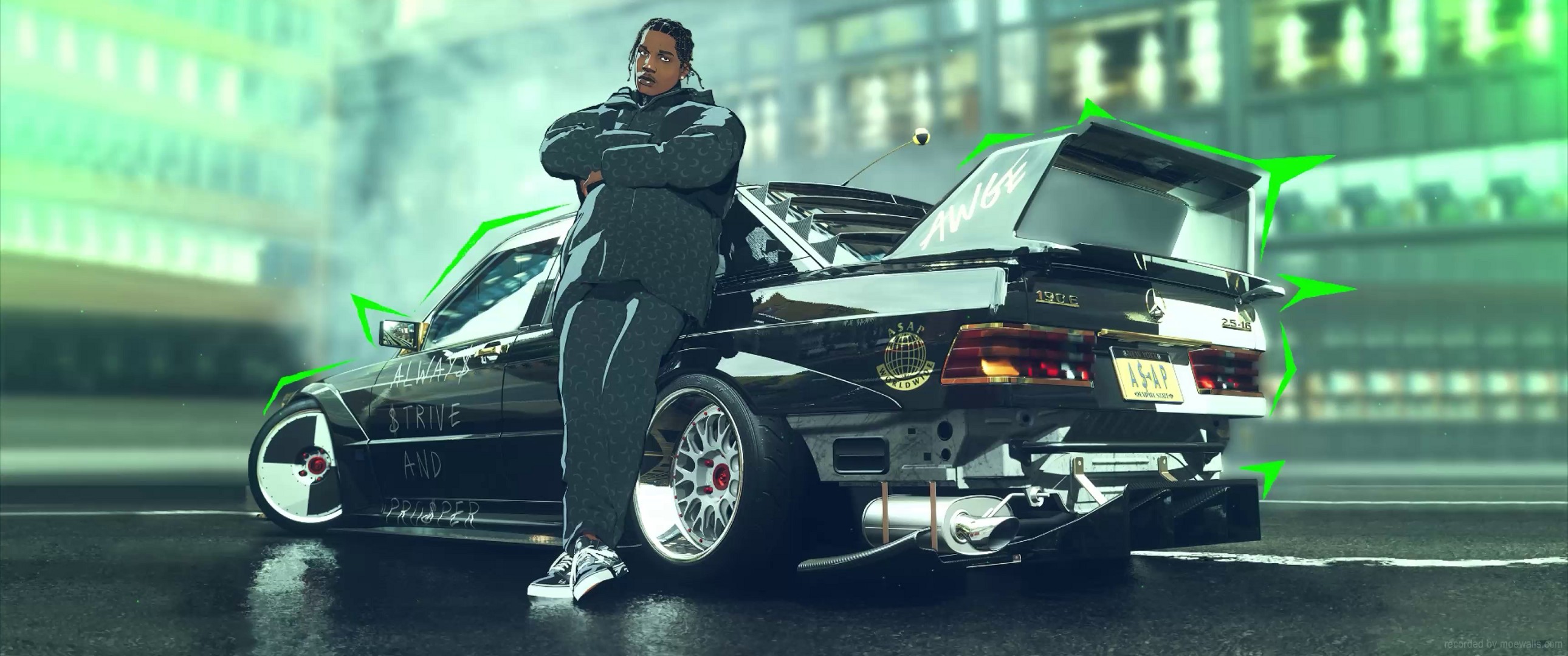 Mercedes Benz 190e Live Wallpaper