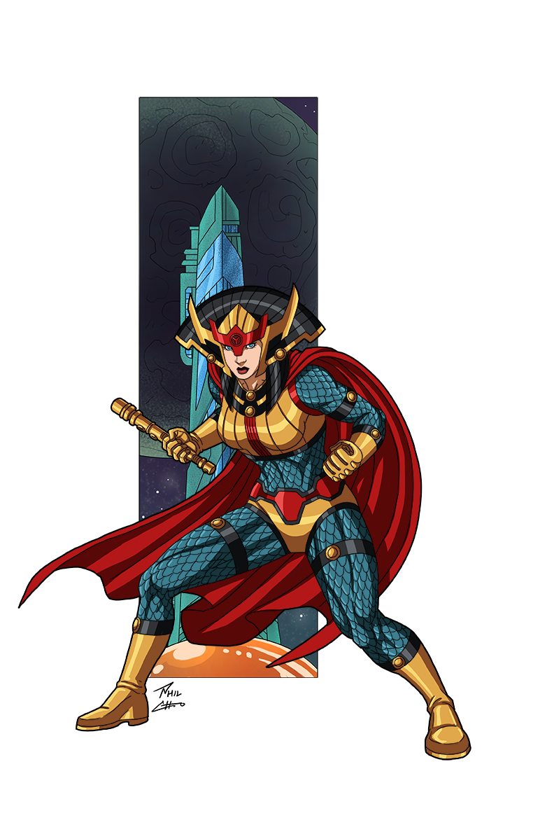 Big Barda Commission By Phil Cho