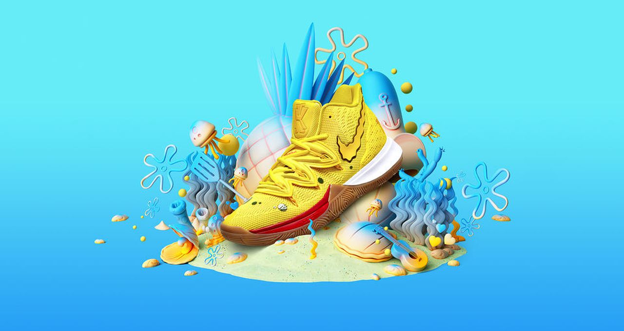 Nike Kyrie X Spongebob Collection shoes