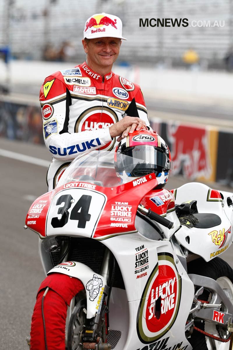 Kevin Schwantz. Motorcycle outfit