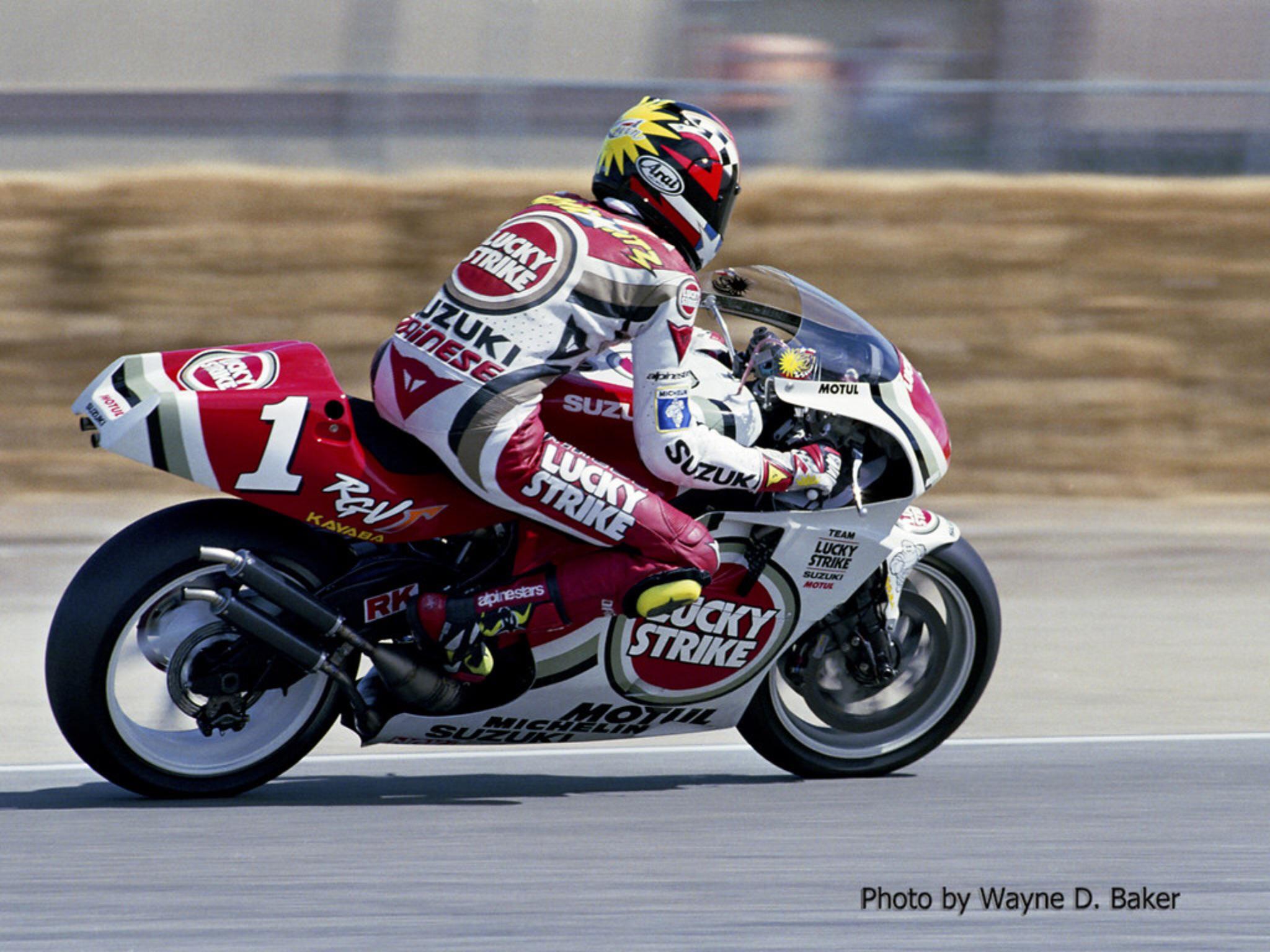 Kevin Schwantz at the 1994 USGP
