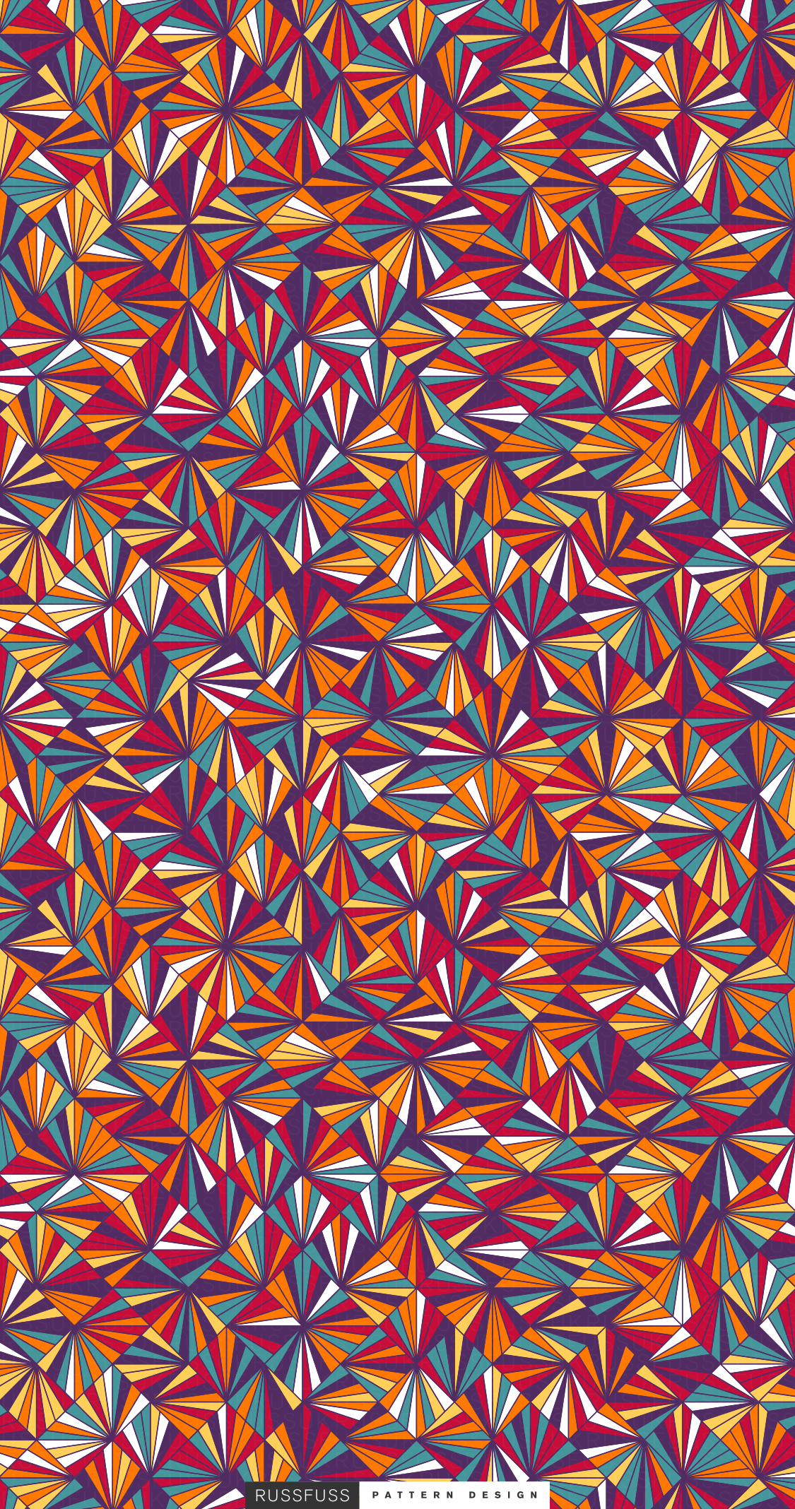 Phone Wallpaper. Russfuss Pattern Design