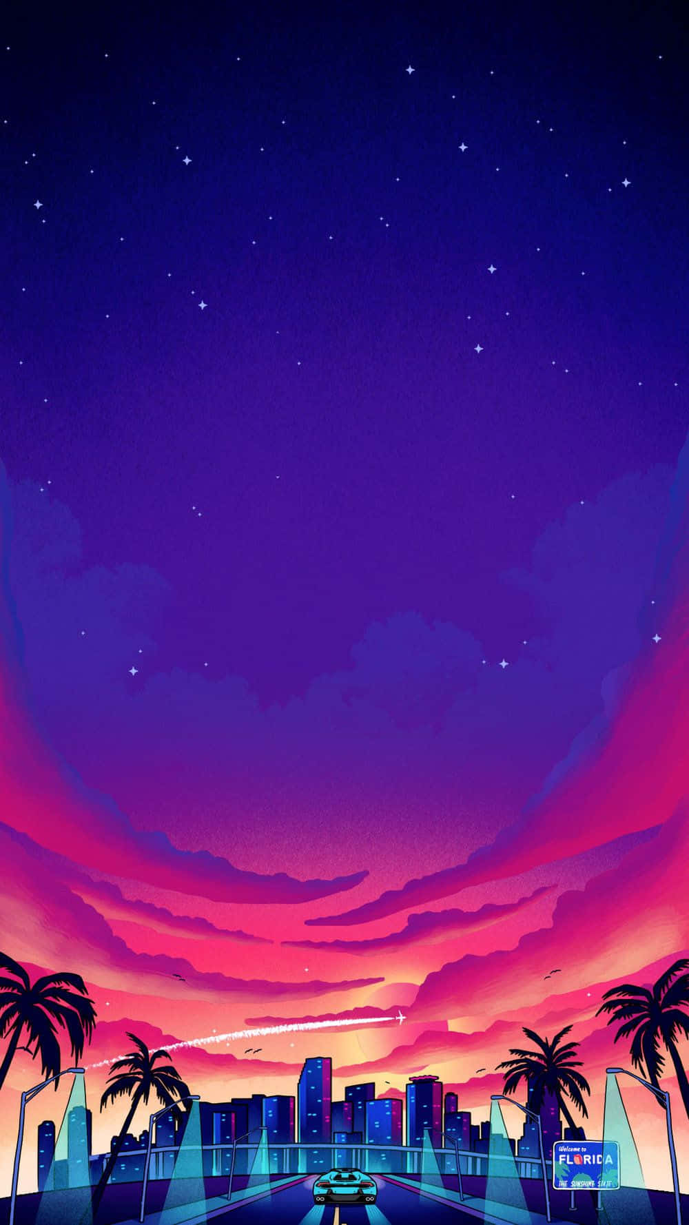 Miami iPhone Wallpaper