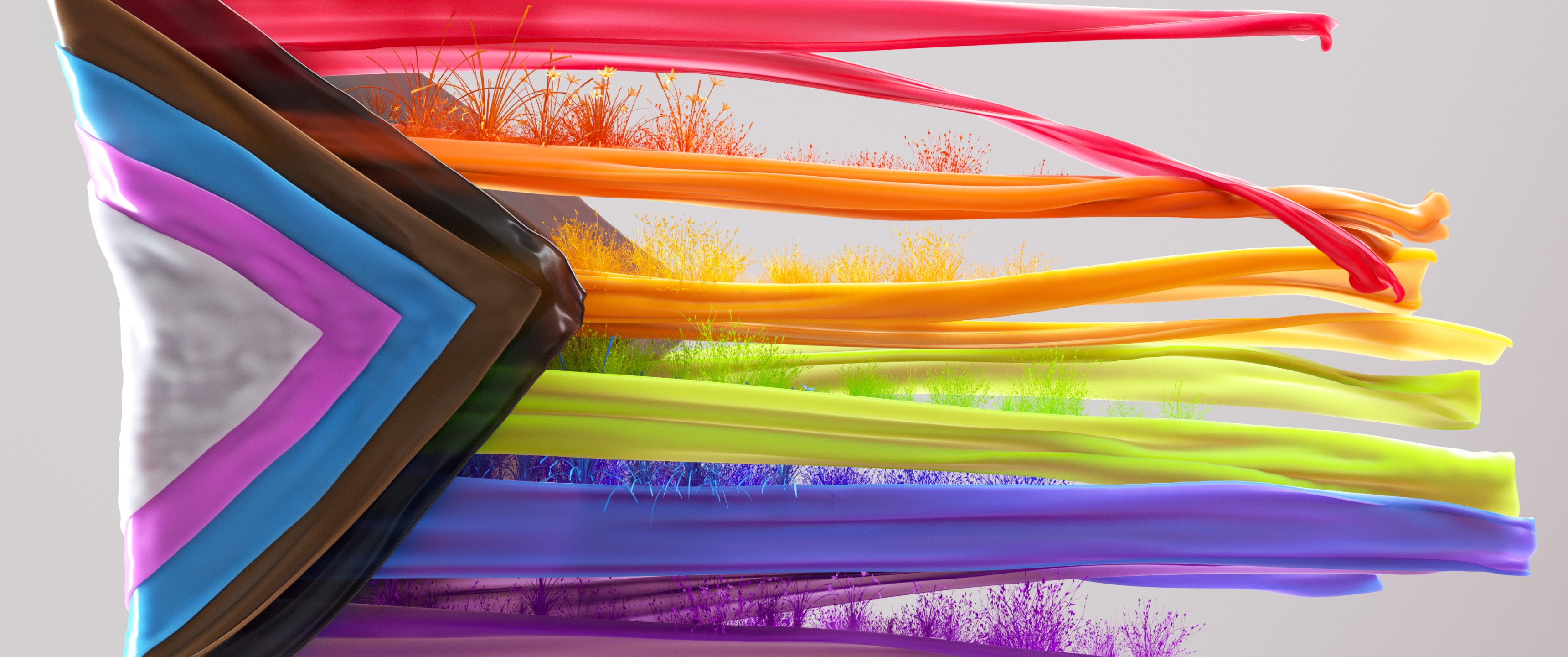 LGBTQ Wallpaper 4K, Colorful flag