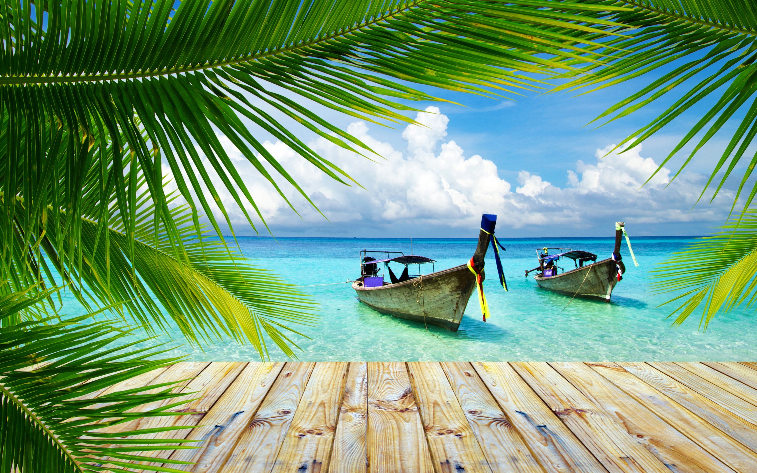 Wallpaper, sunlight, landscape, boat