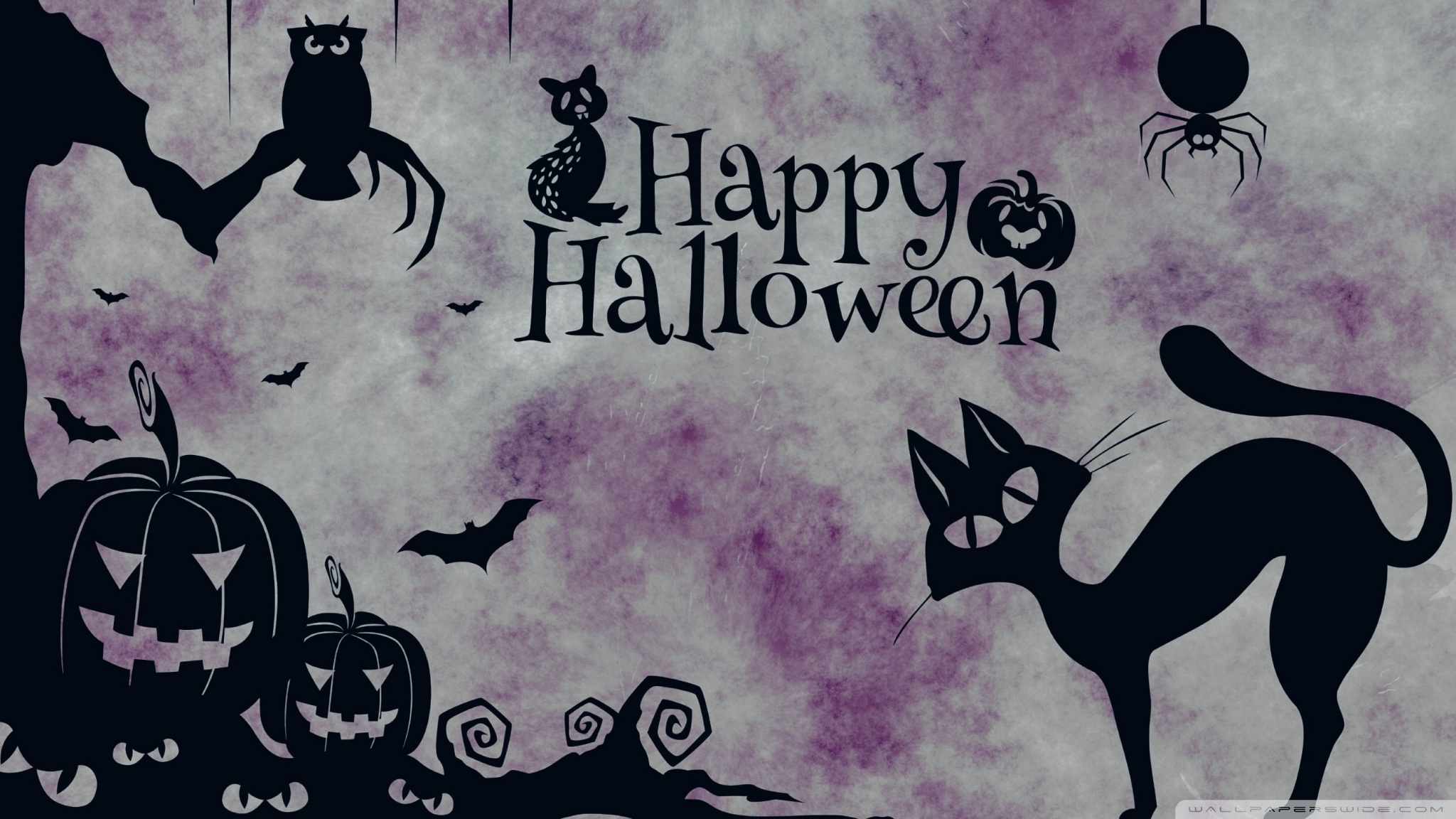 Vintage Halloween Computer Wallpaper