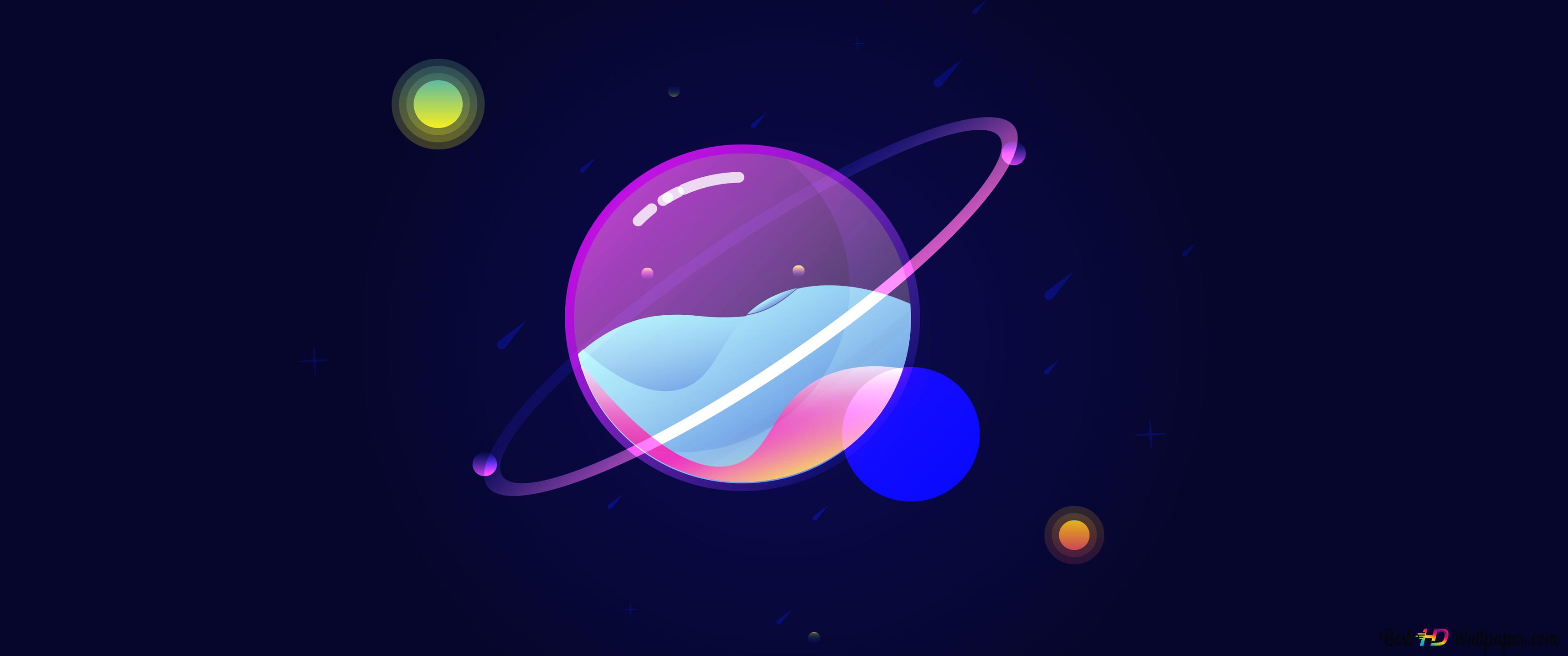 Planet of Glass 4K wallpaper download