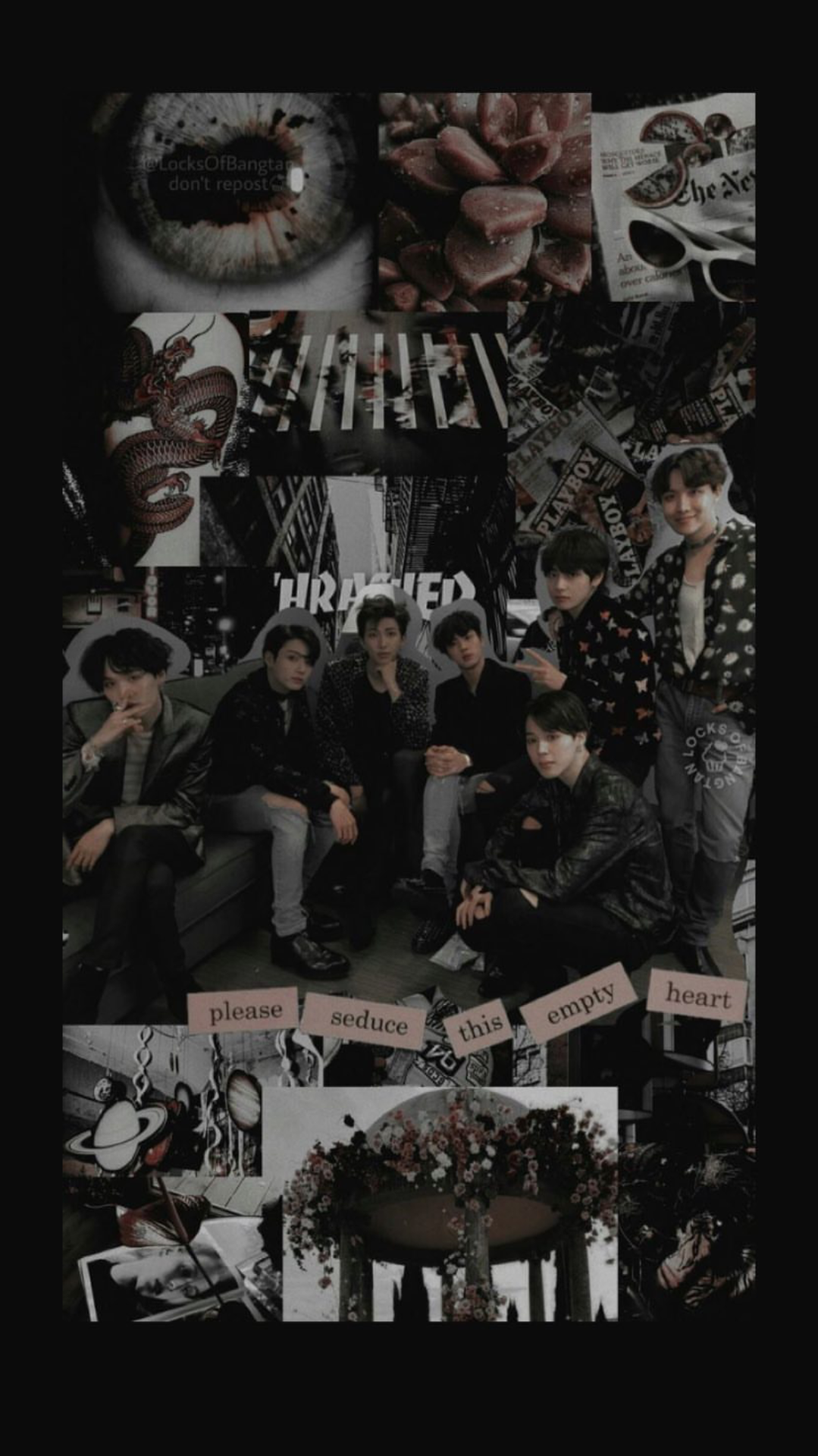 Dark aesthetic bts Wallpaper Download