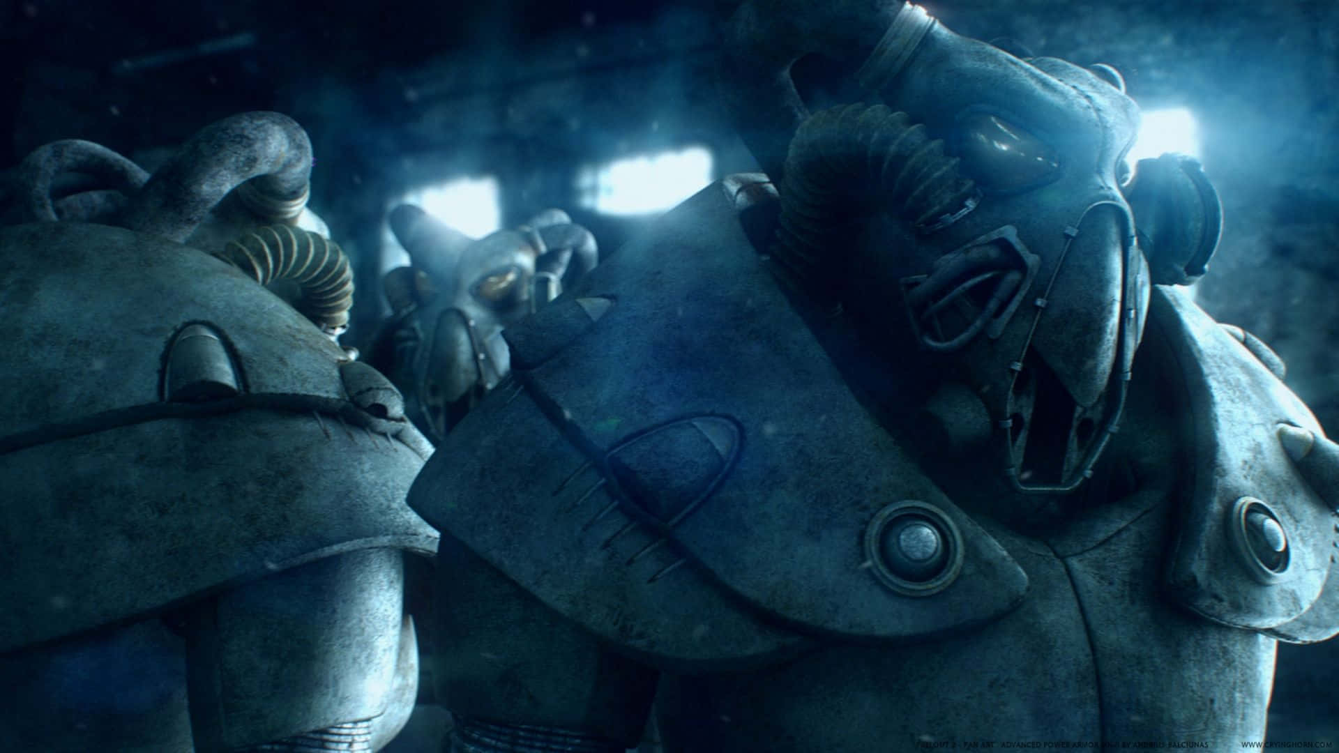 Download Fight the Enclave in Fallout Wallpaper