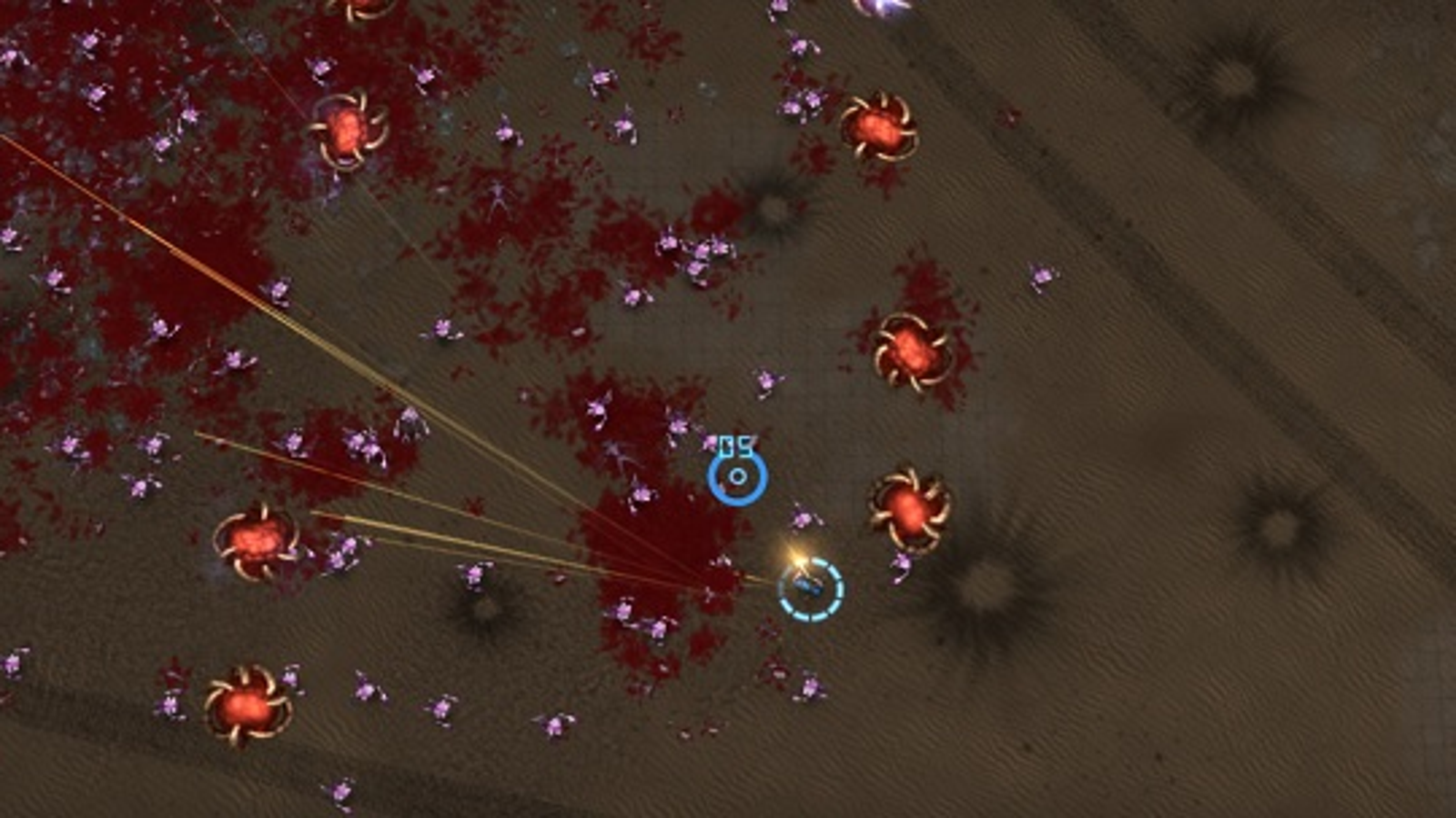 Crimsonland is free this weekend. Rock