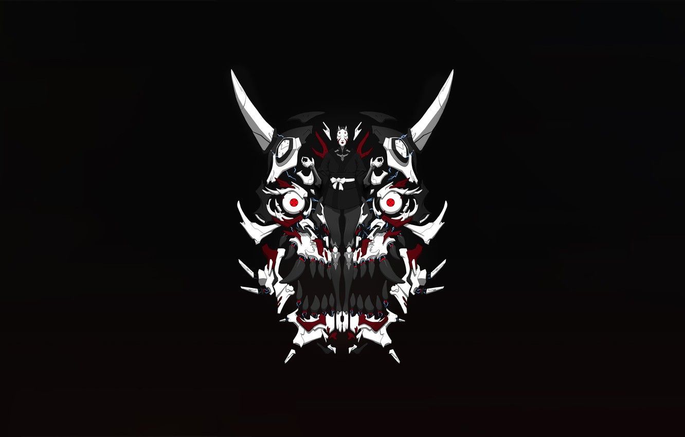 Oni Black Wallpaper Free Oni