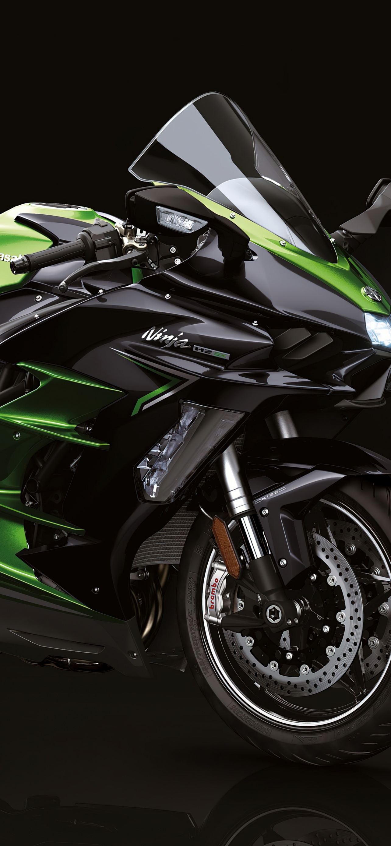 Kawasaki Ninja H2 SX Wallpaper 4K