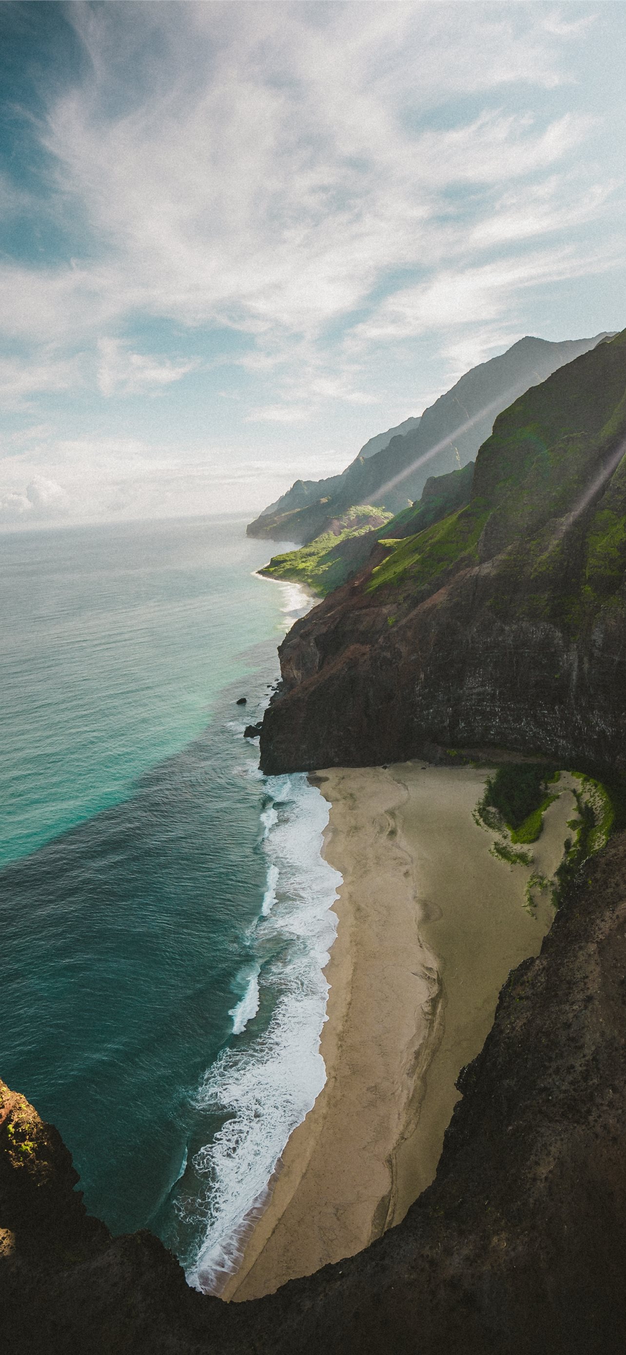 aerial photography of sea under cloudy