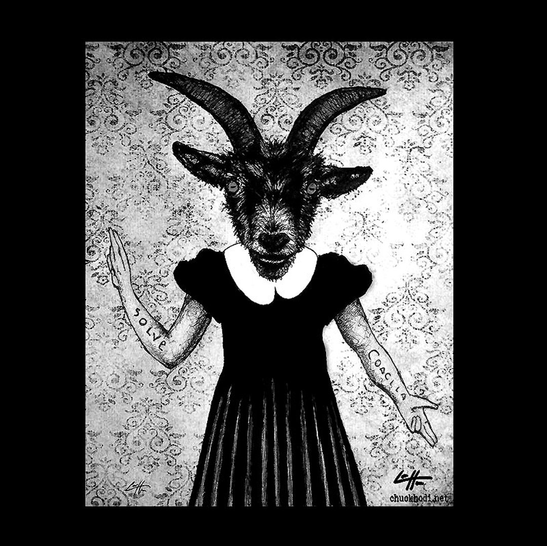 The Baphomet Goat Animal Pagan Folklore