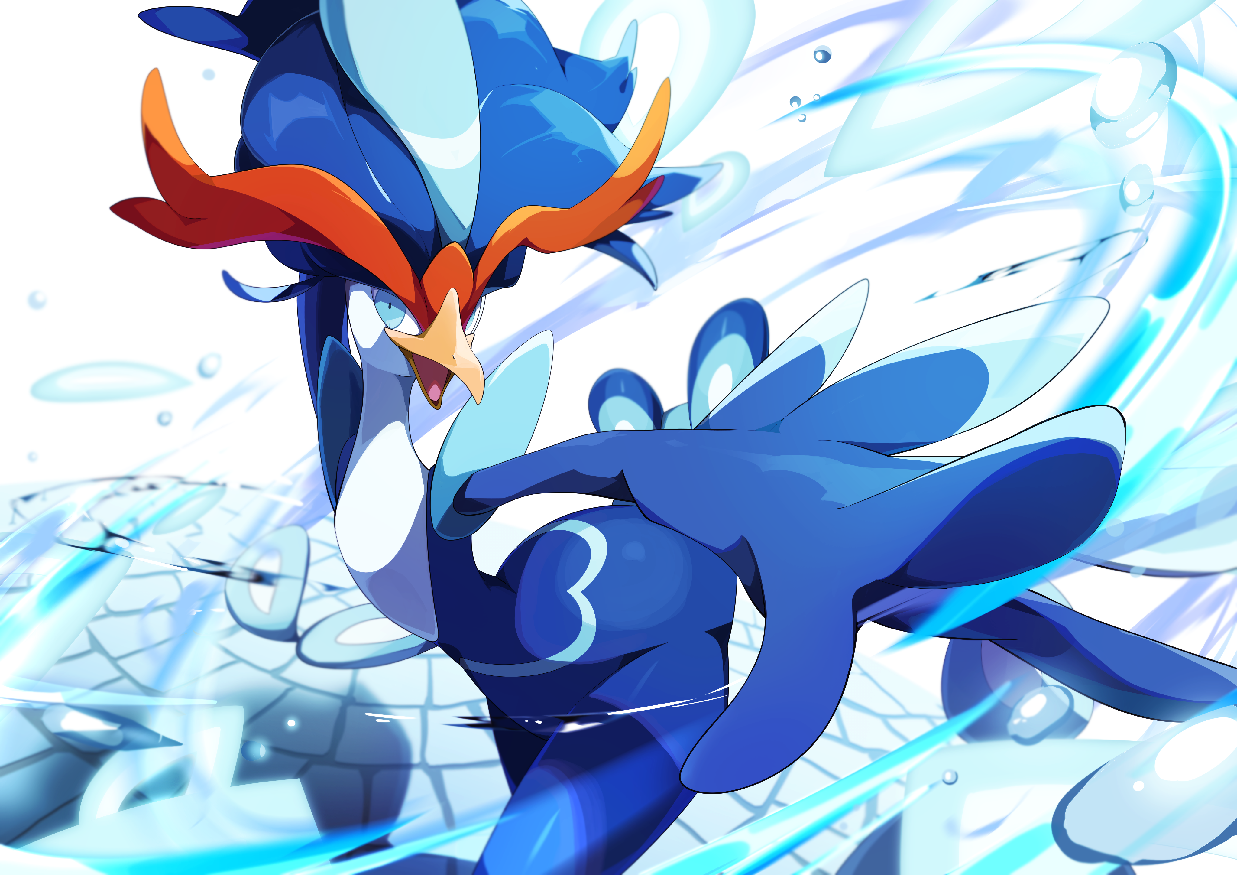 quaquaval (pokemon) drawn