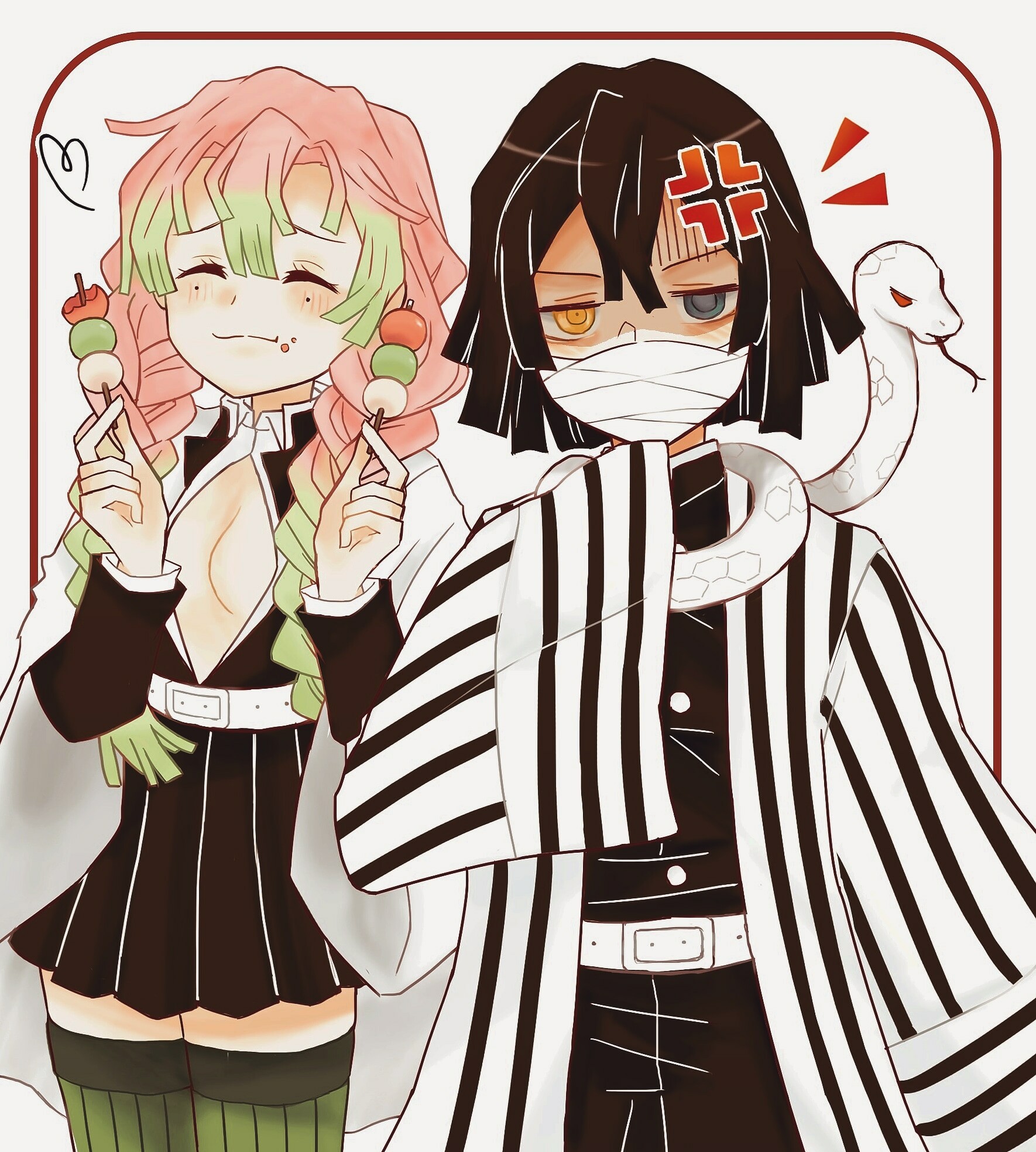 Iguro Obanai & Kanroji Mitsuri