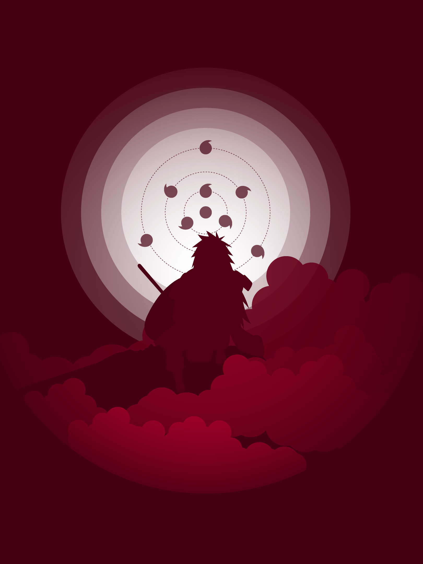 Anime Naruto Phone Wallpaper, Madara