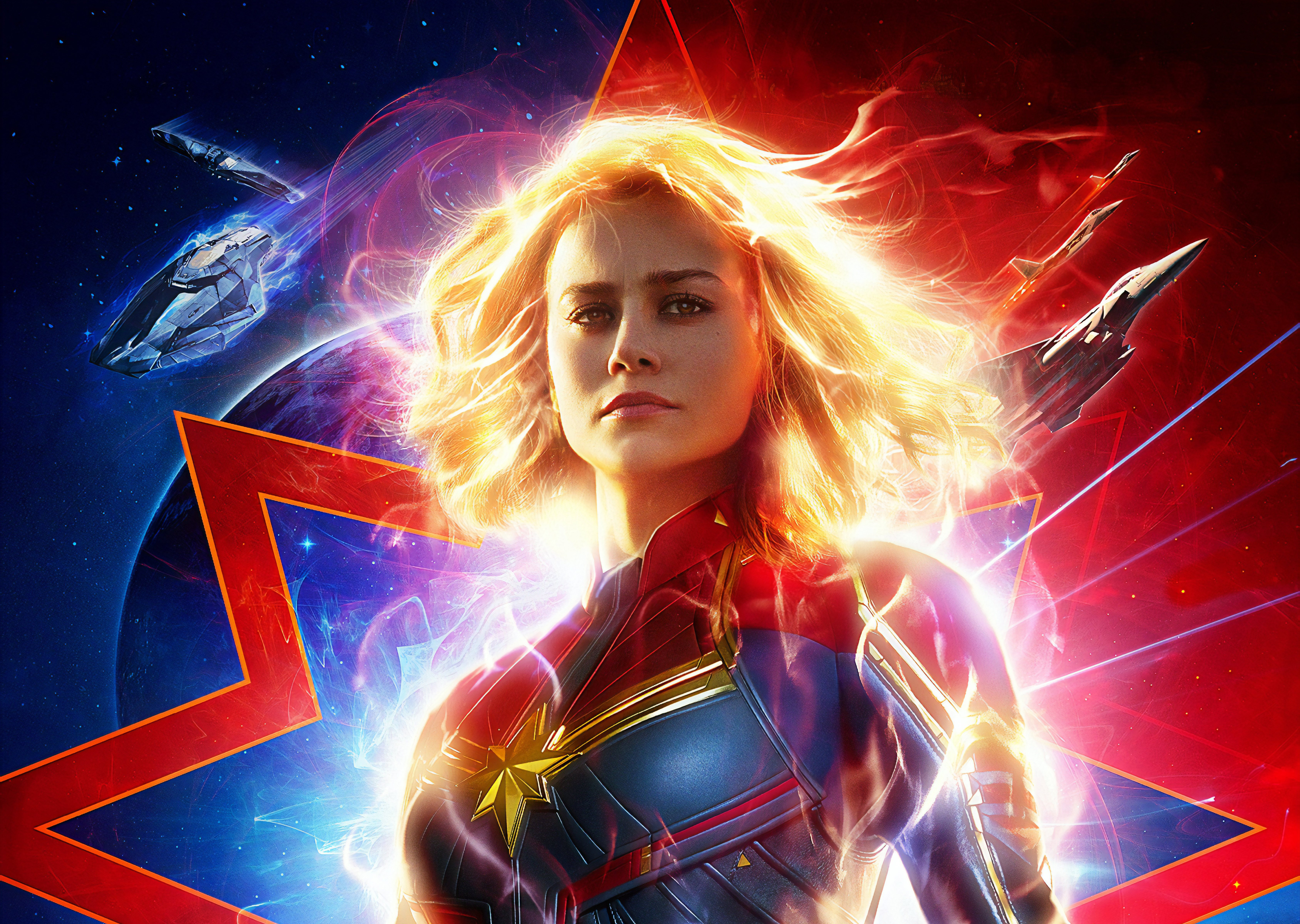 Captain Marvel, Brie Larson, 5K, 2019