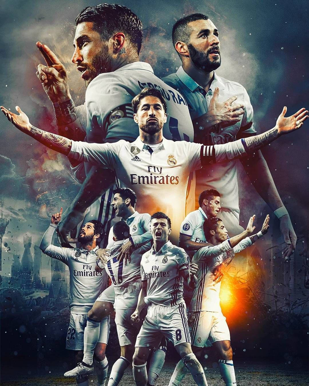 Download Real Madrid Fly Emirates Wallpaper