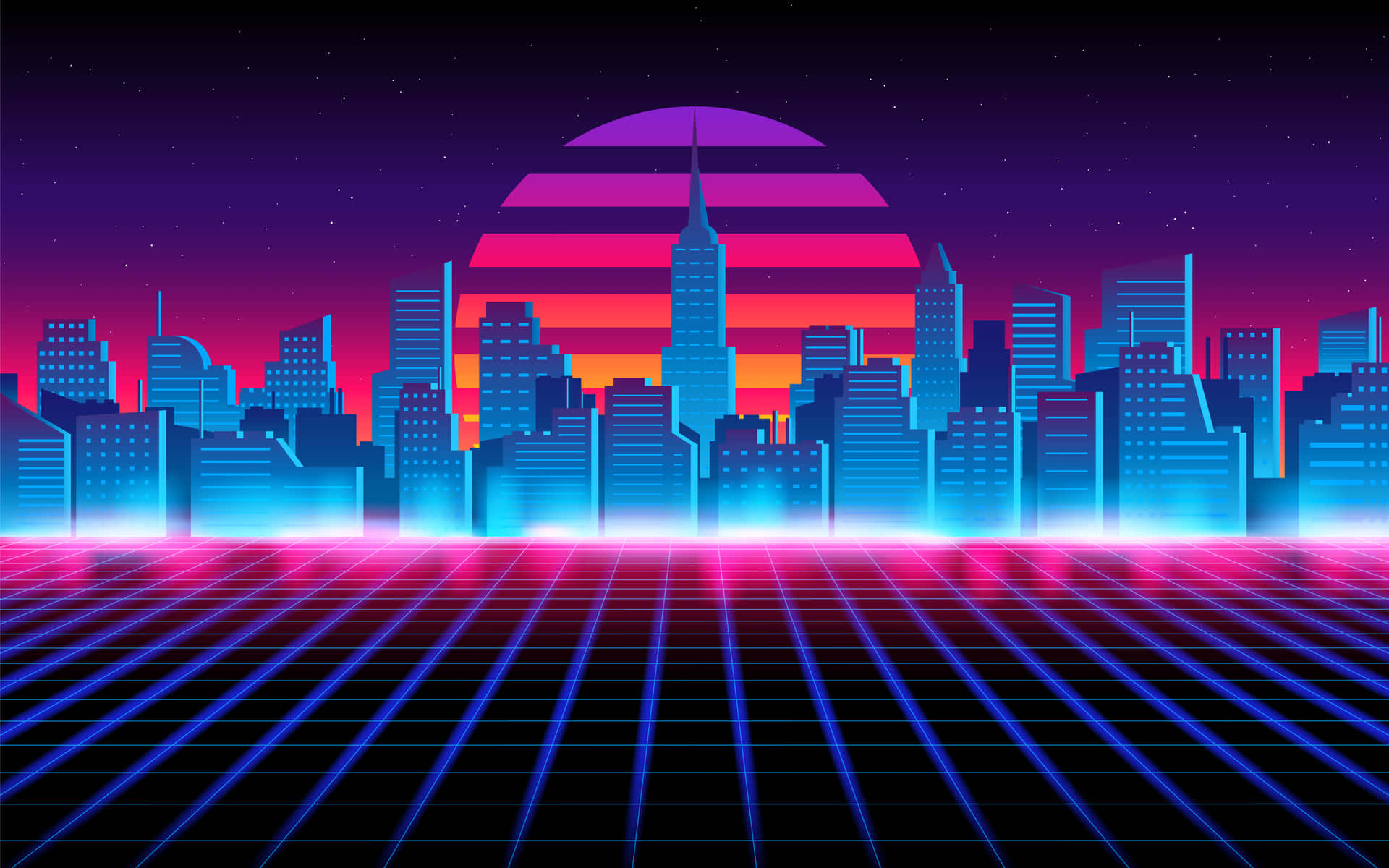 Futuristic City Background