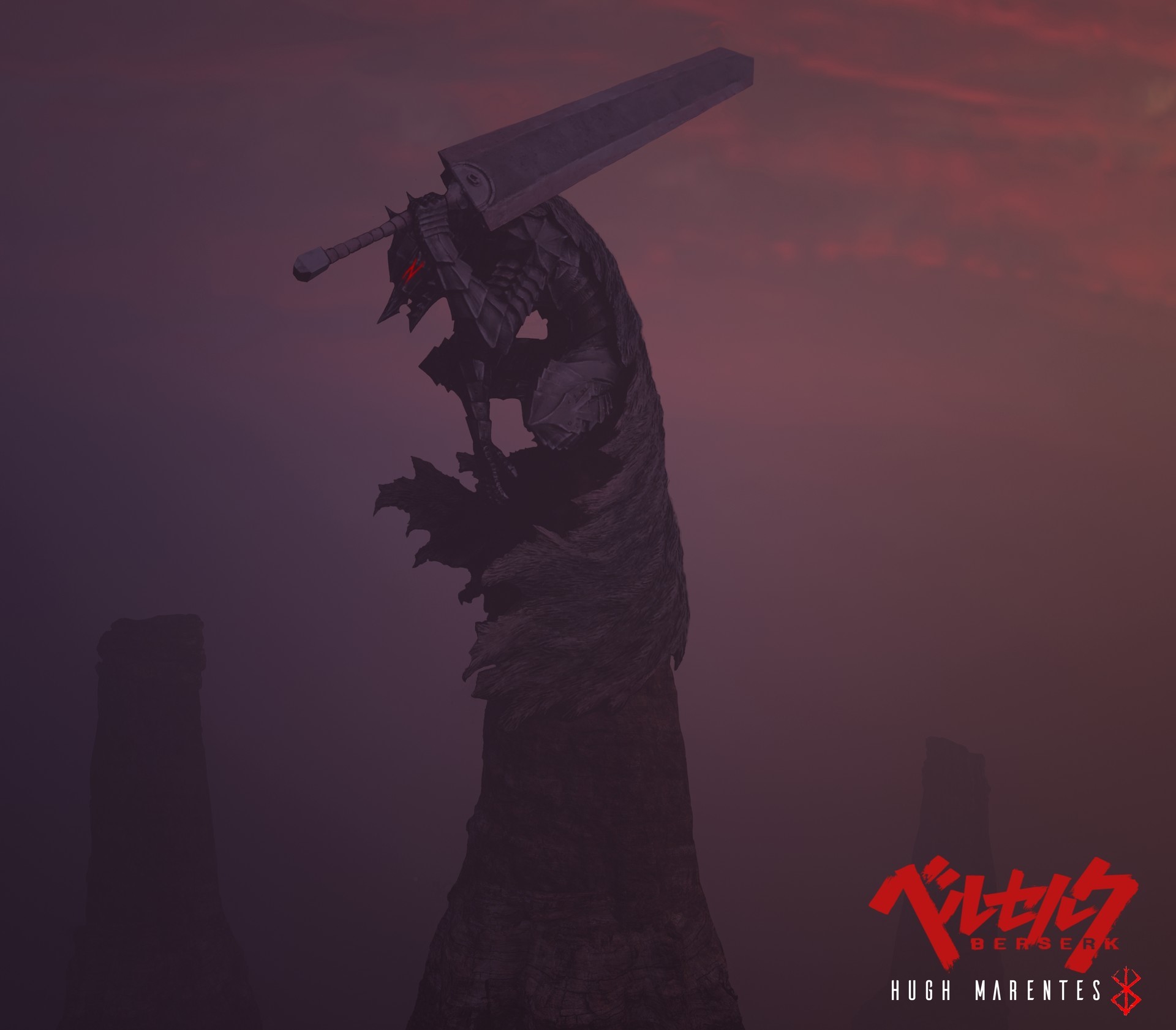 Berserk, Black Swordsman, Guts, fantasy