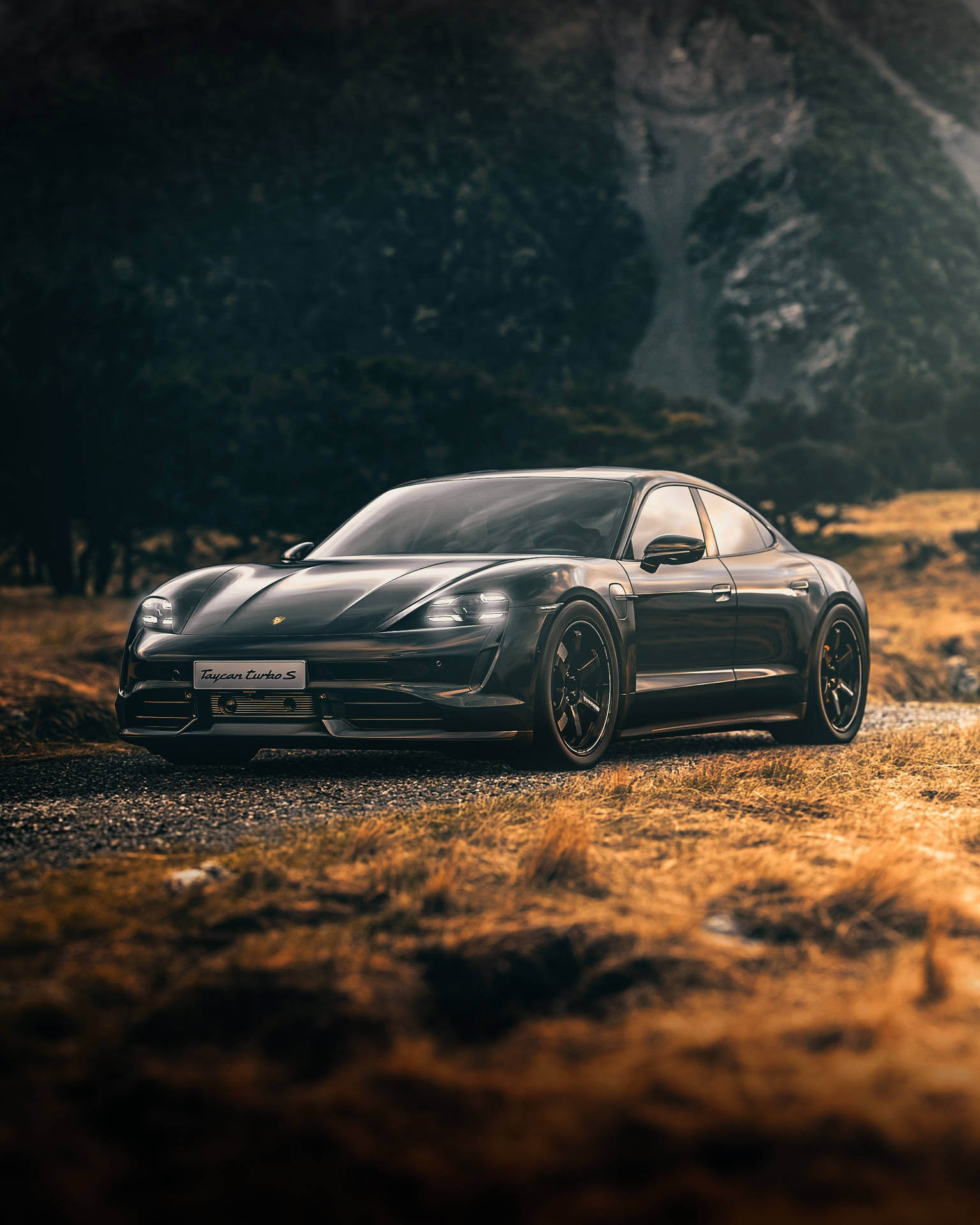 Porsche Taycan Turbos Wallpaper