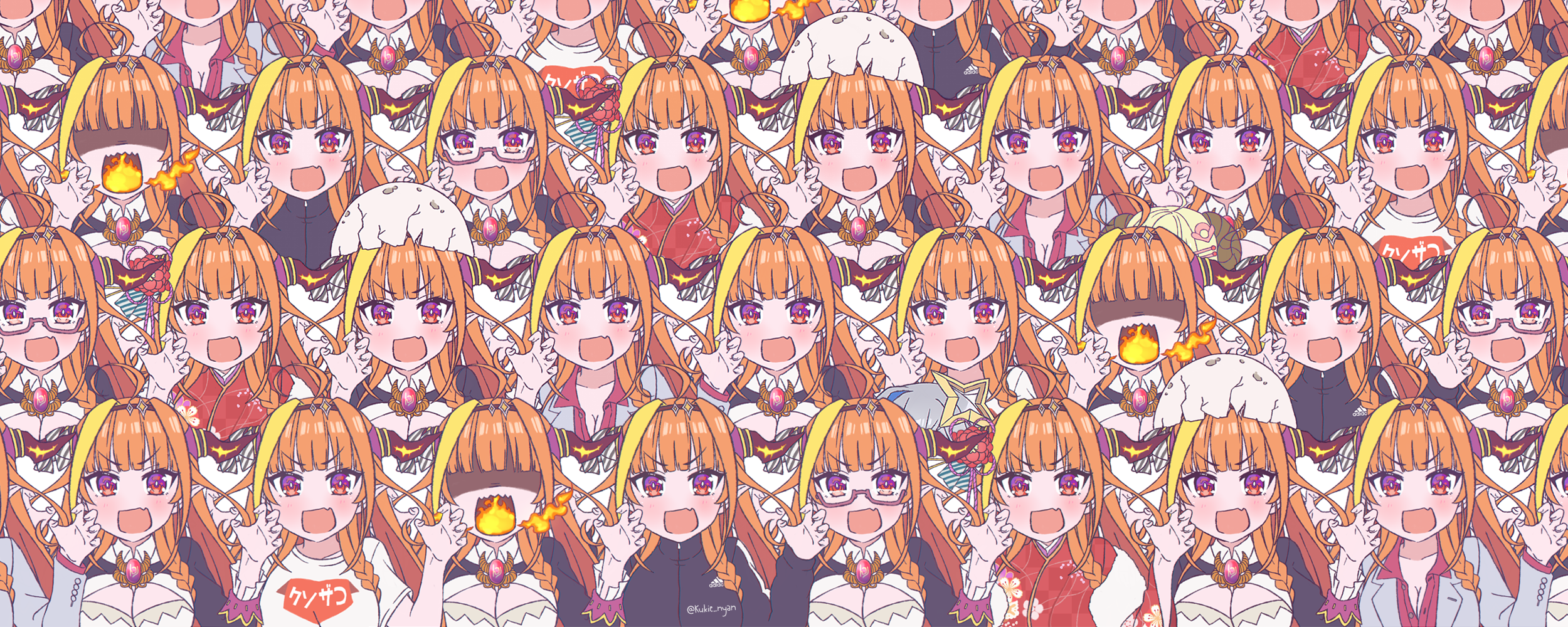 anime girls, digital art, artwork, 2D