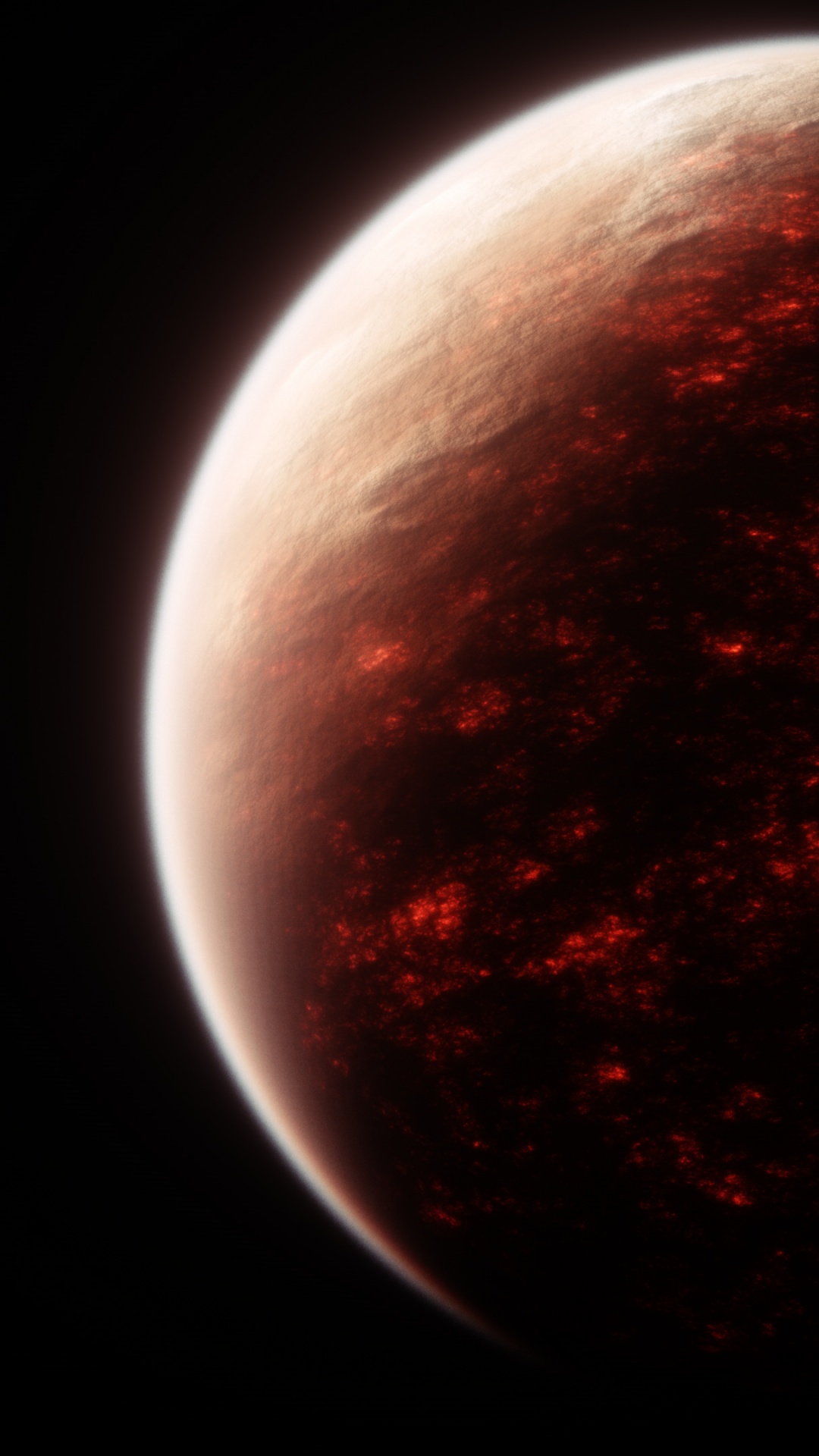 Red planet Wallpaper 4K, Burning