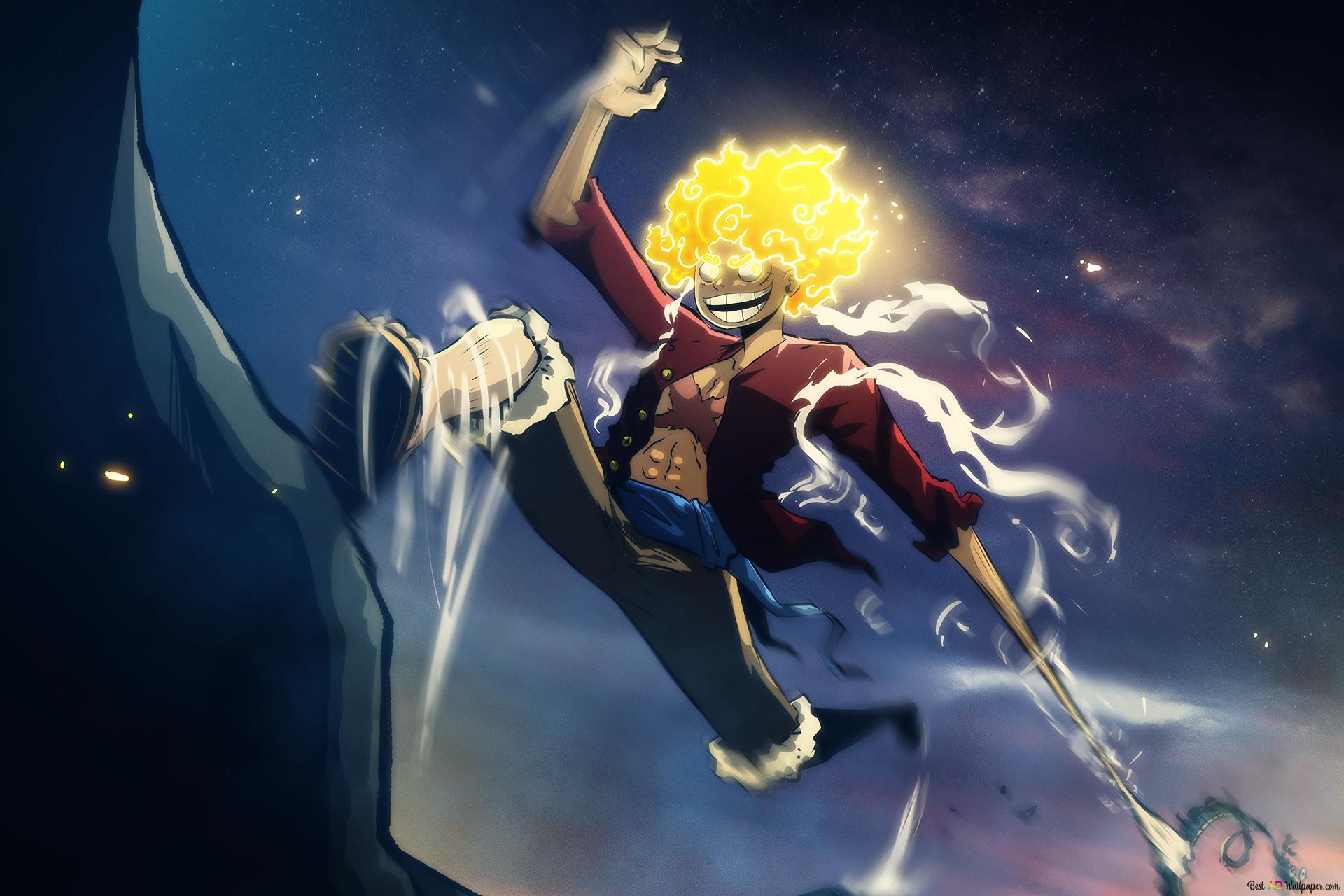Monkey D. Luffy Gear 5 HD wallpaper