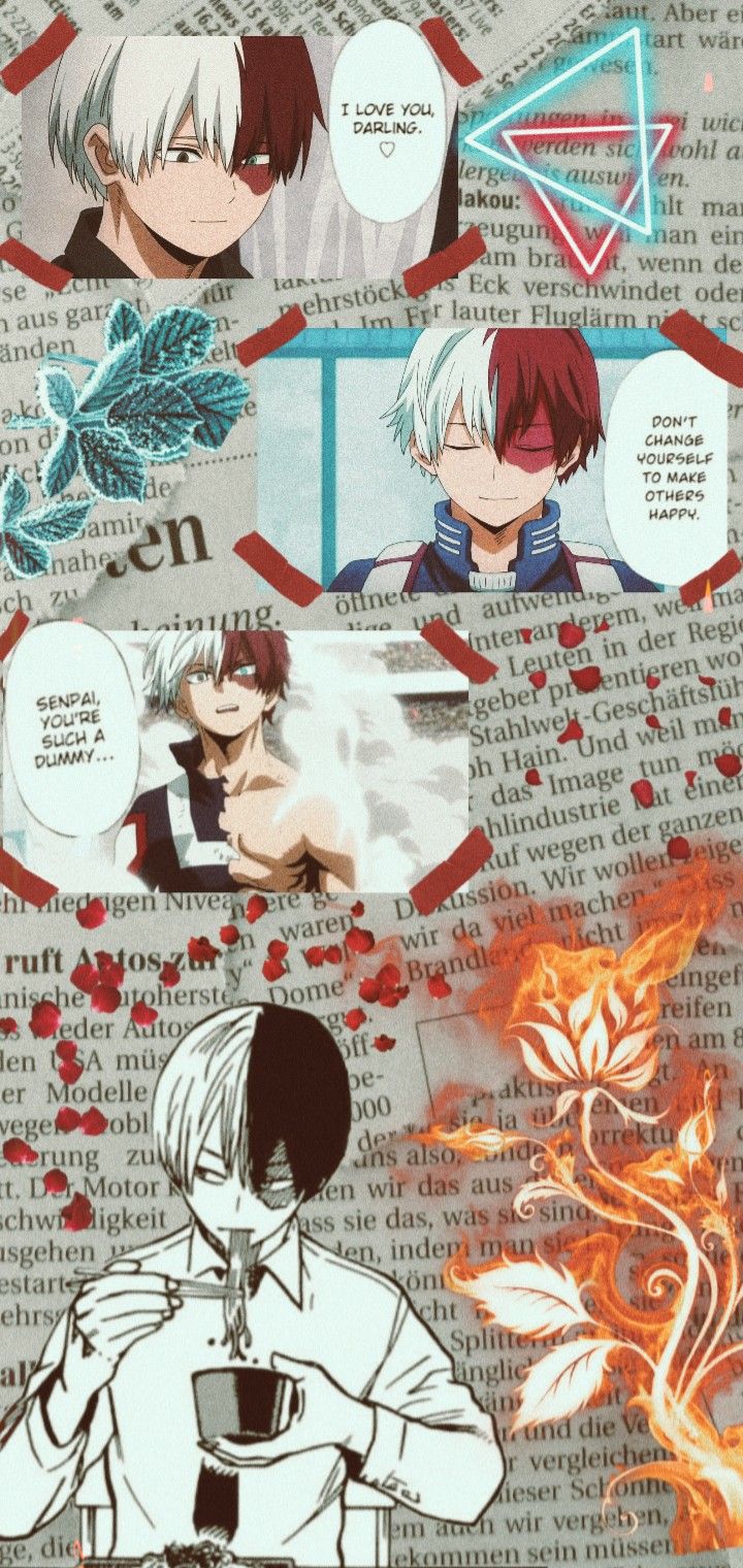 Shoto Todoroki Phone Wallpaper