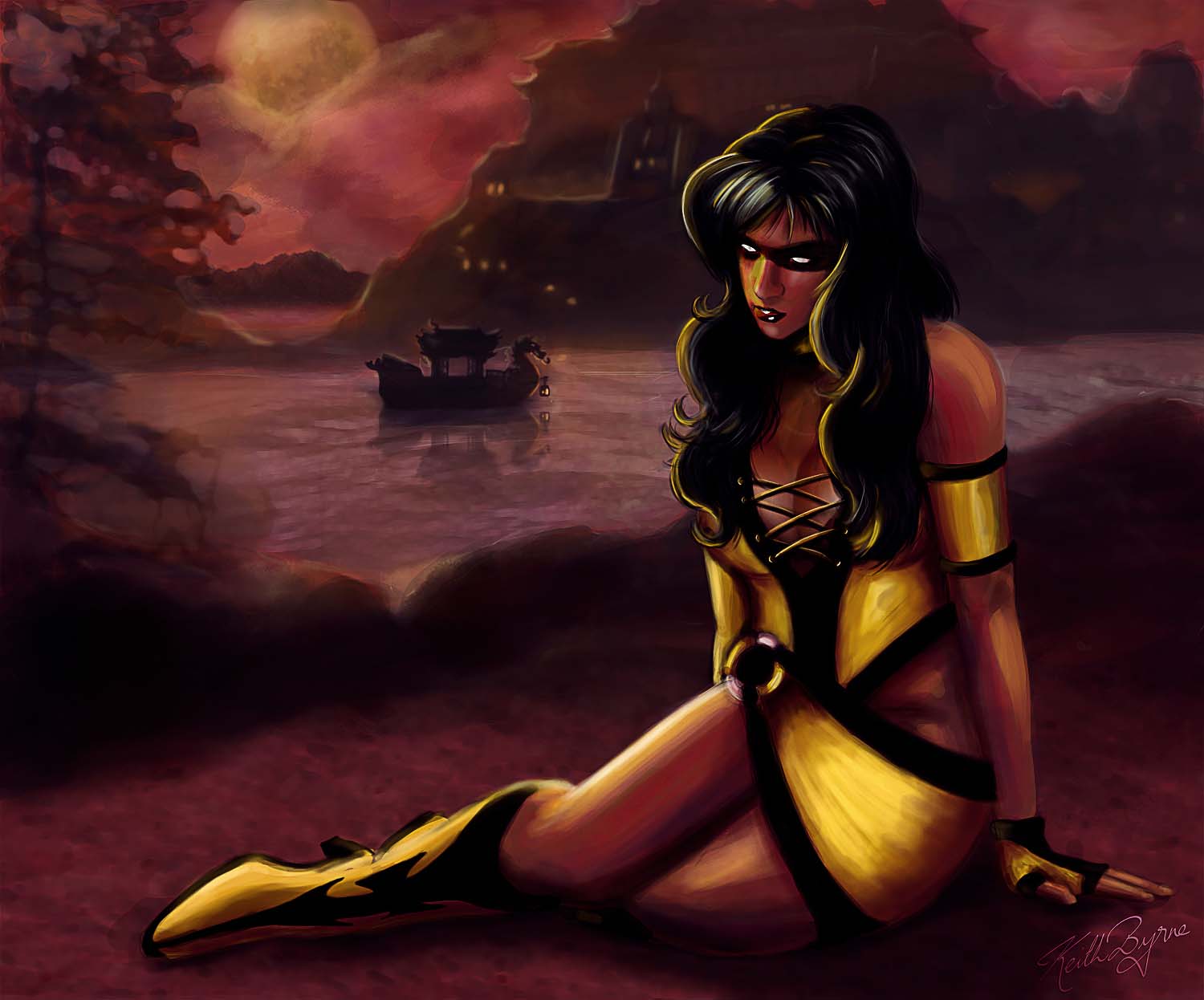 Tanya from the Mortal Kombat Series