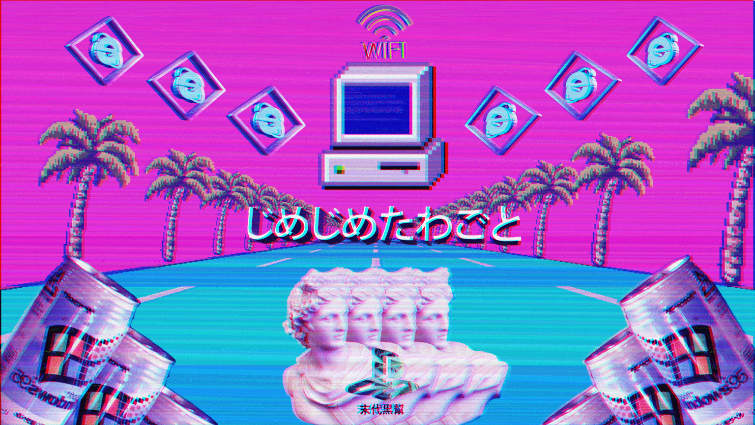 Vaporwave Windows Wallpaper Free