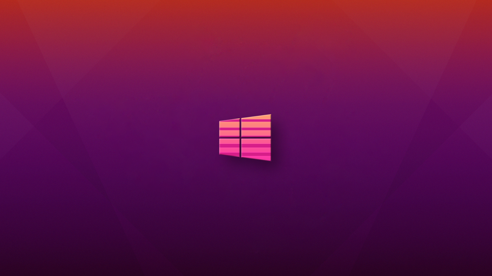 Windows logo, pink, purple