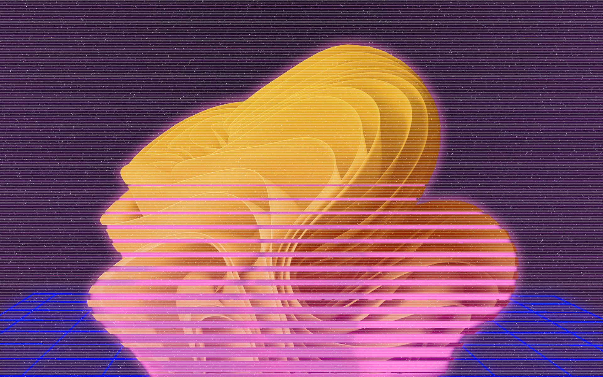 Windows 11 Vaporwave Wallpaper, r