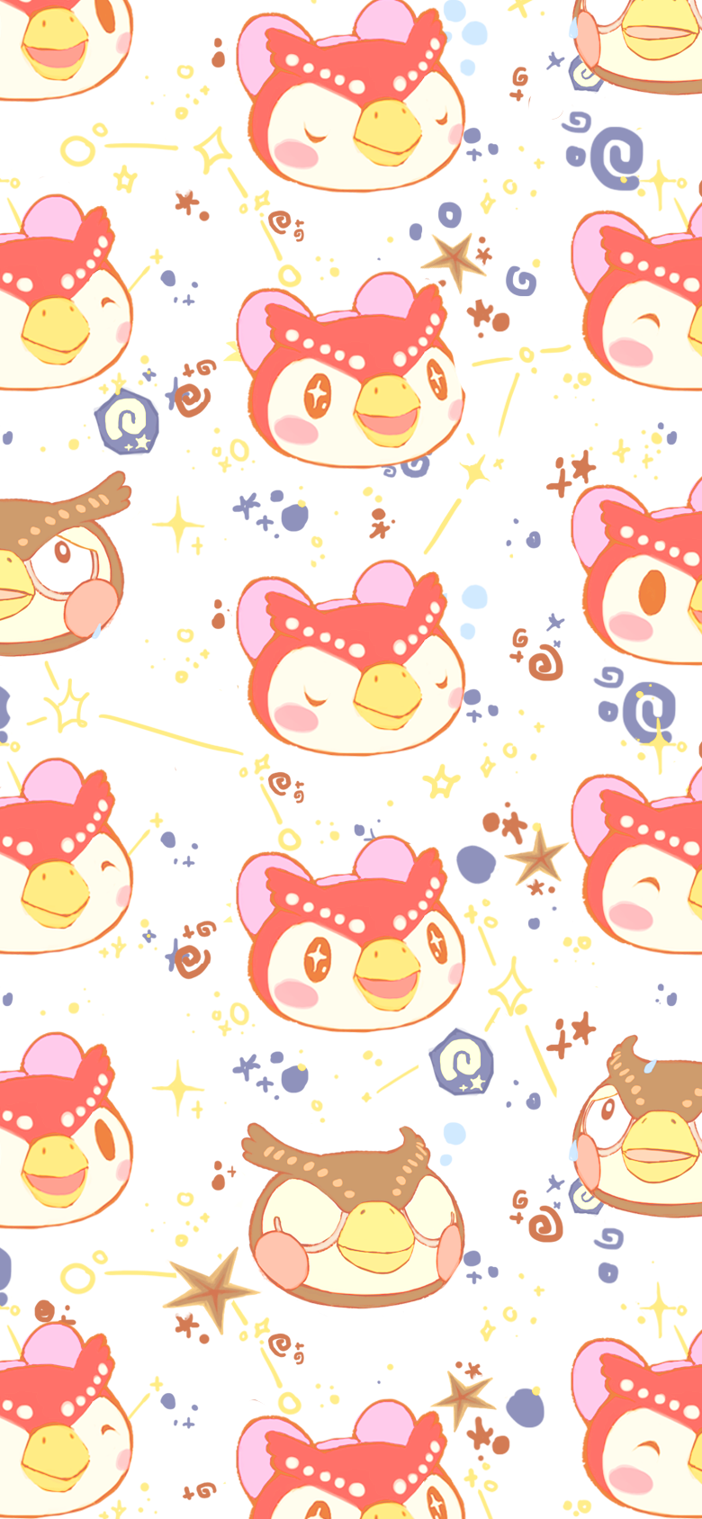 Celeste & Blathers Wallpaper