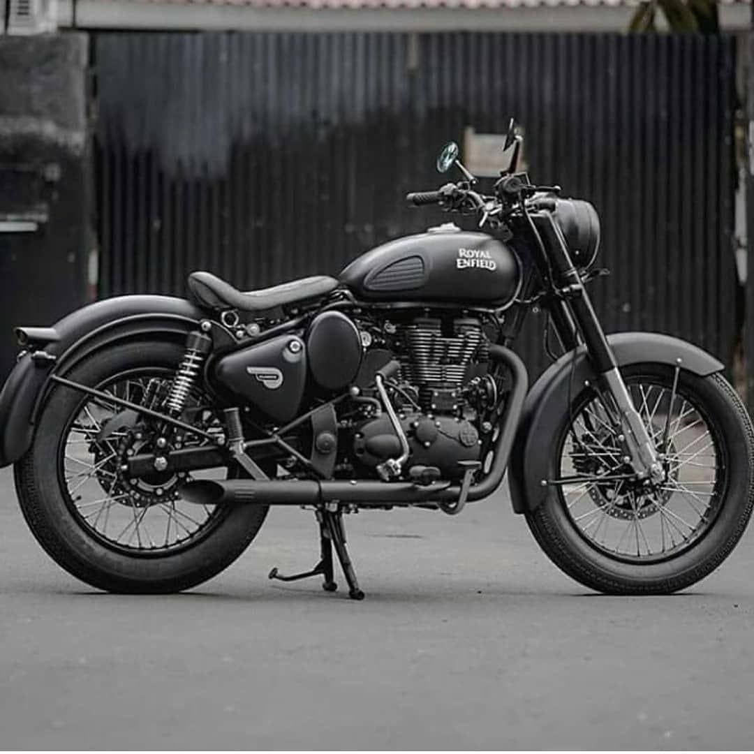 Download Matte Black Royal Enfield HD