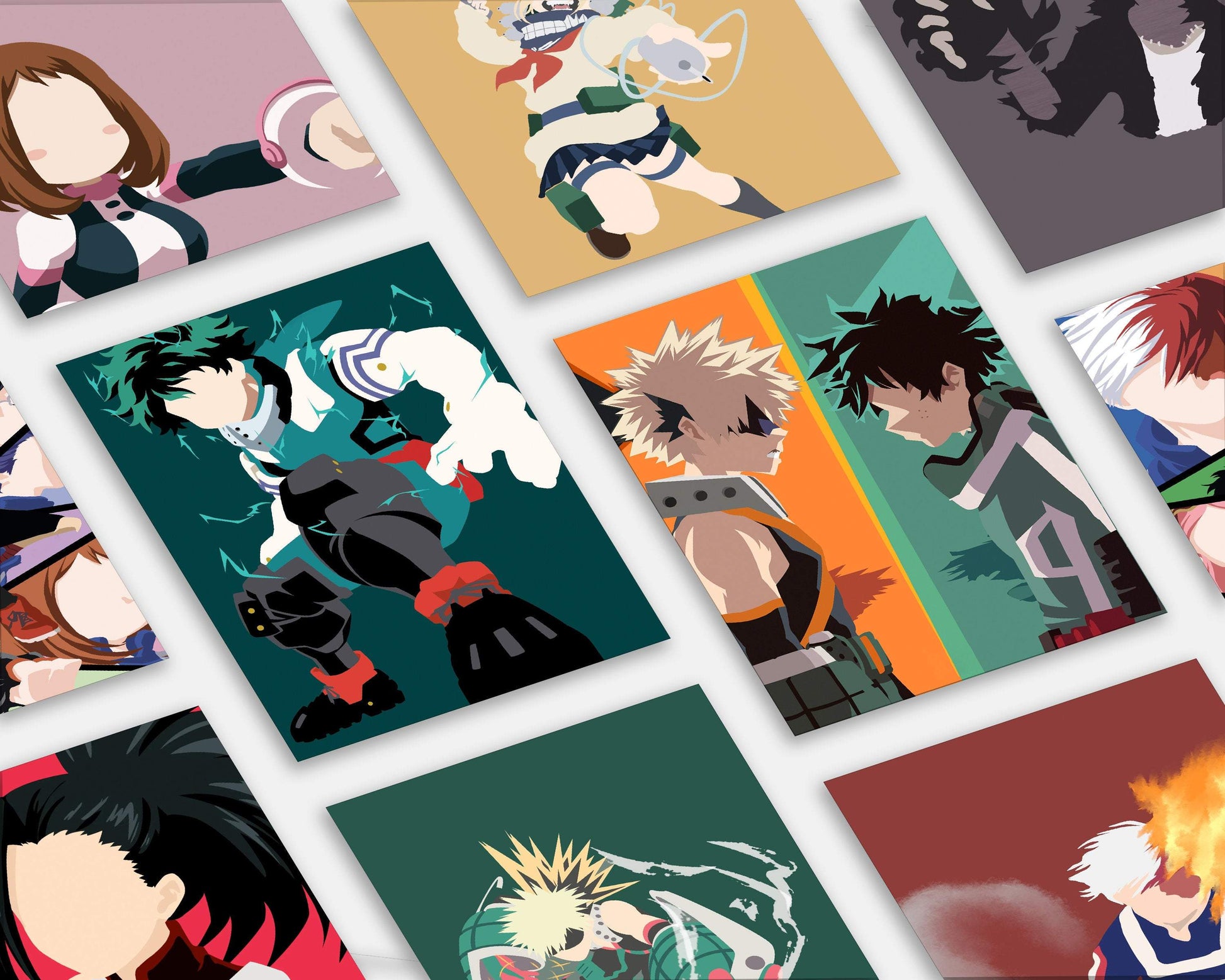 My Hero Academia Minimalist Wall