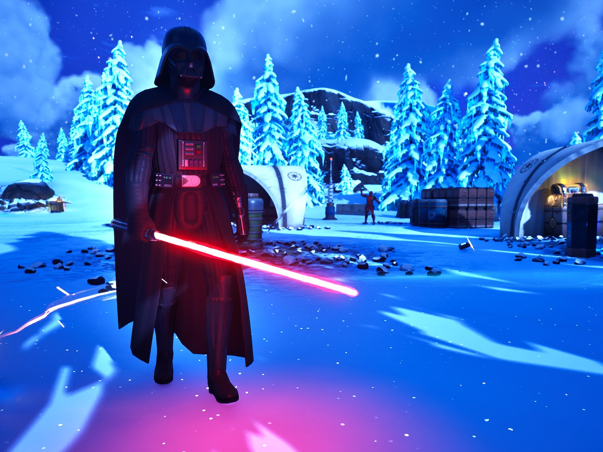 defeat Darth Vader in Fortnite