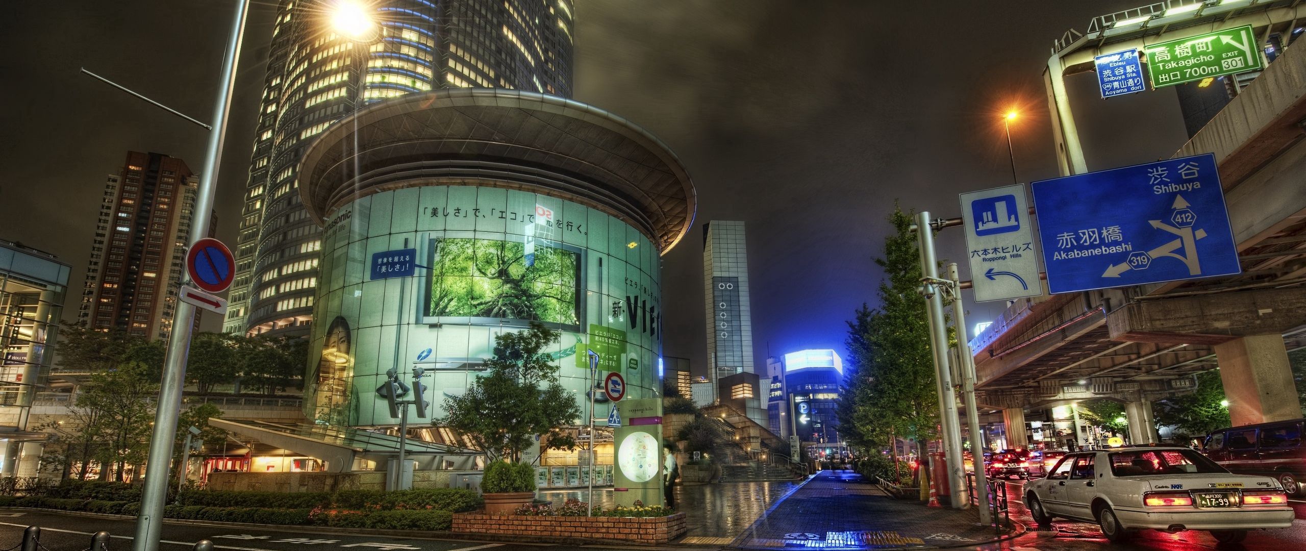 wallpaper 2560x1080 japan, street