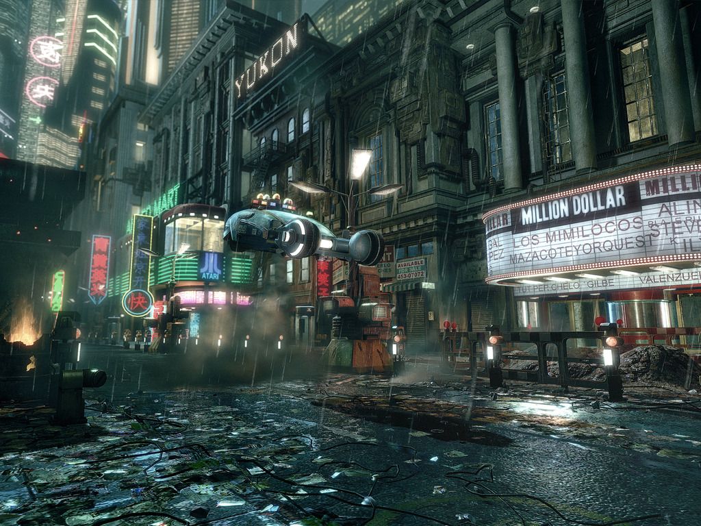 Futuristic Street Wallpaper Free