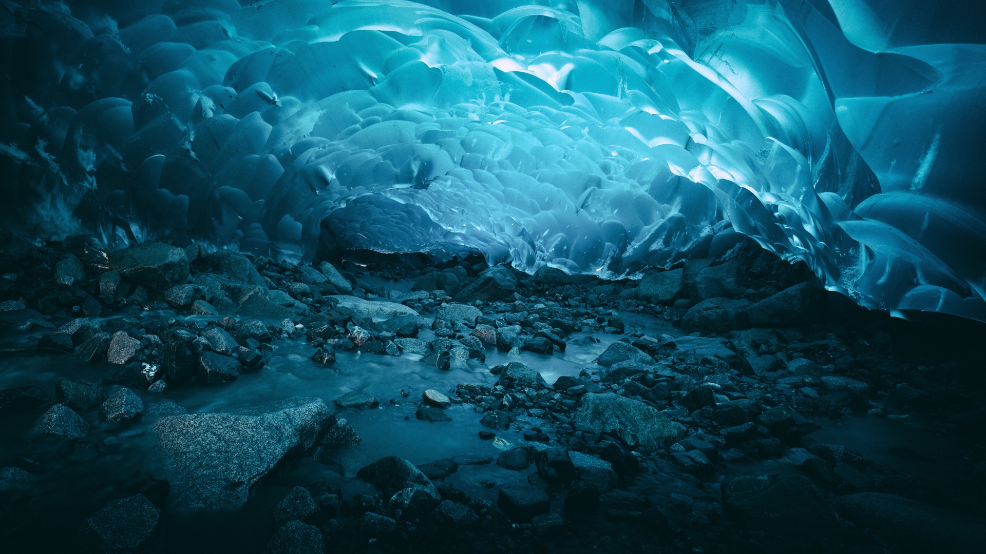 Nature Ice caves Wallpaper