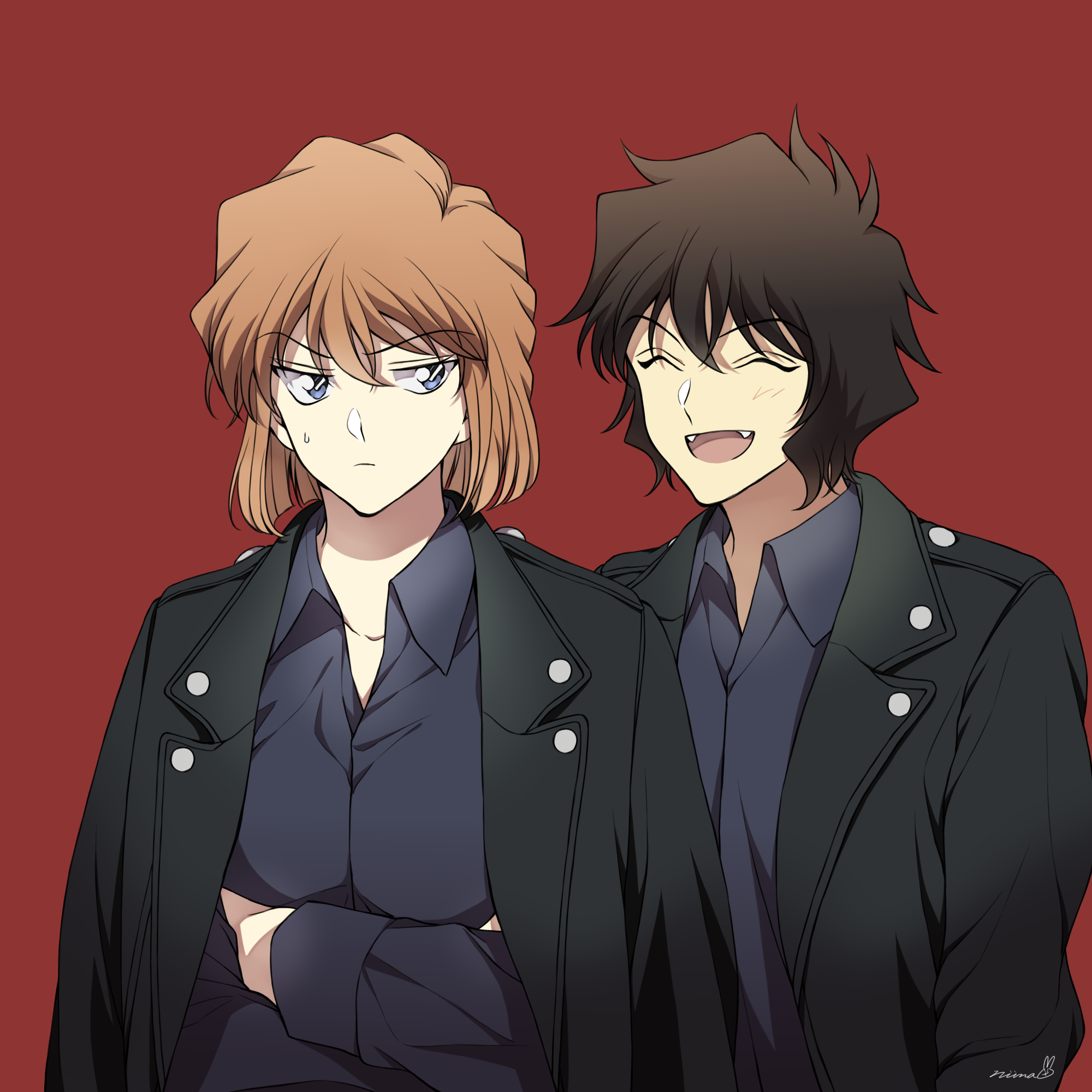 miyano shiho, akai shuuichi, and sera