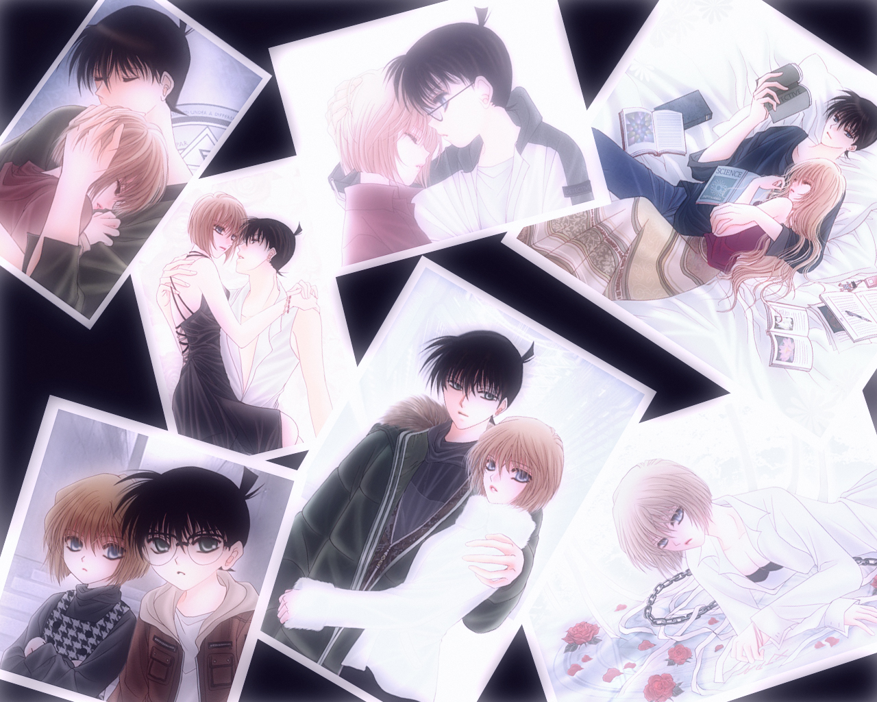 detective conan edogawa conan haibara