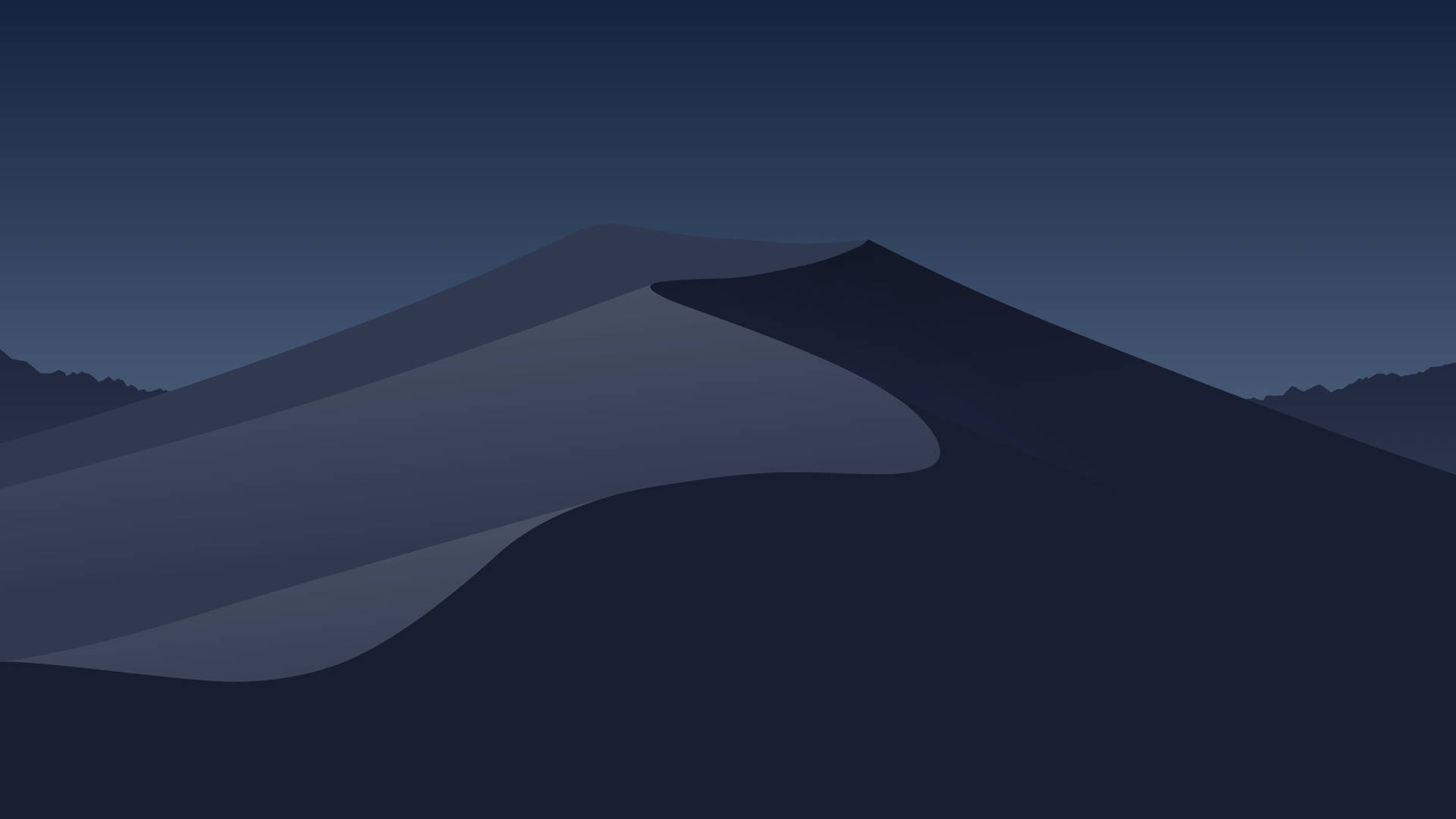 Download 4k Minimalist Dark Dunes Wallpaper