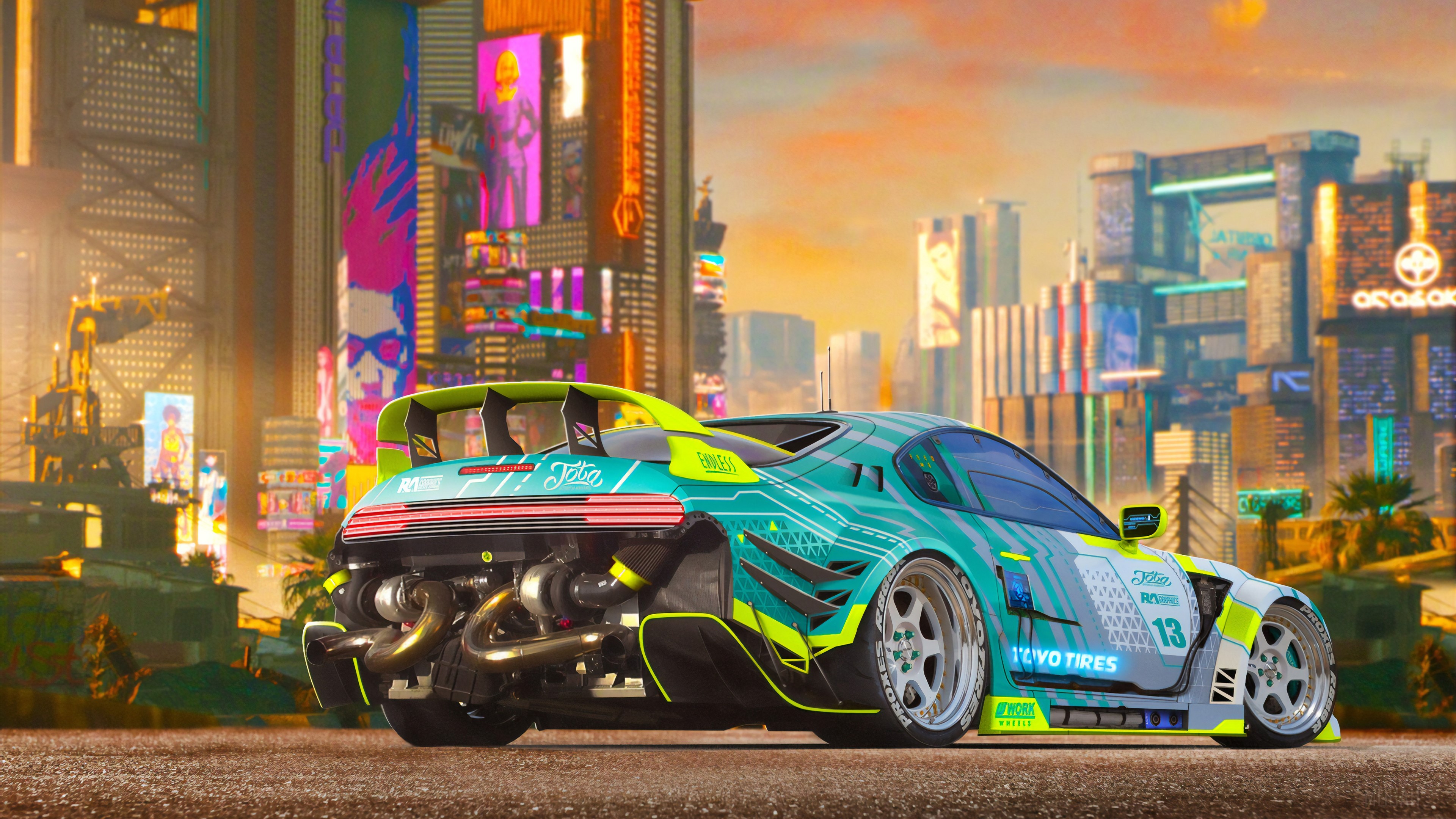 Cyberpunk Car 4k Gallery