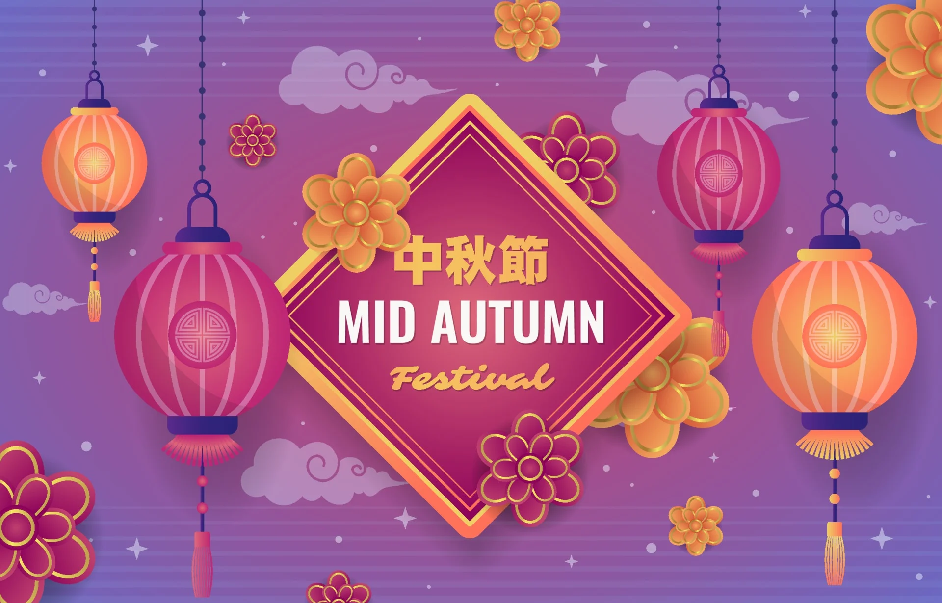 Mid Autumn Festival HD, Moon Festival, HD Wallpaper