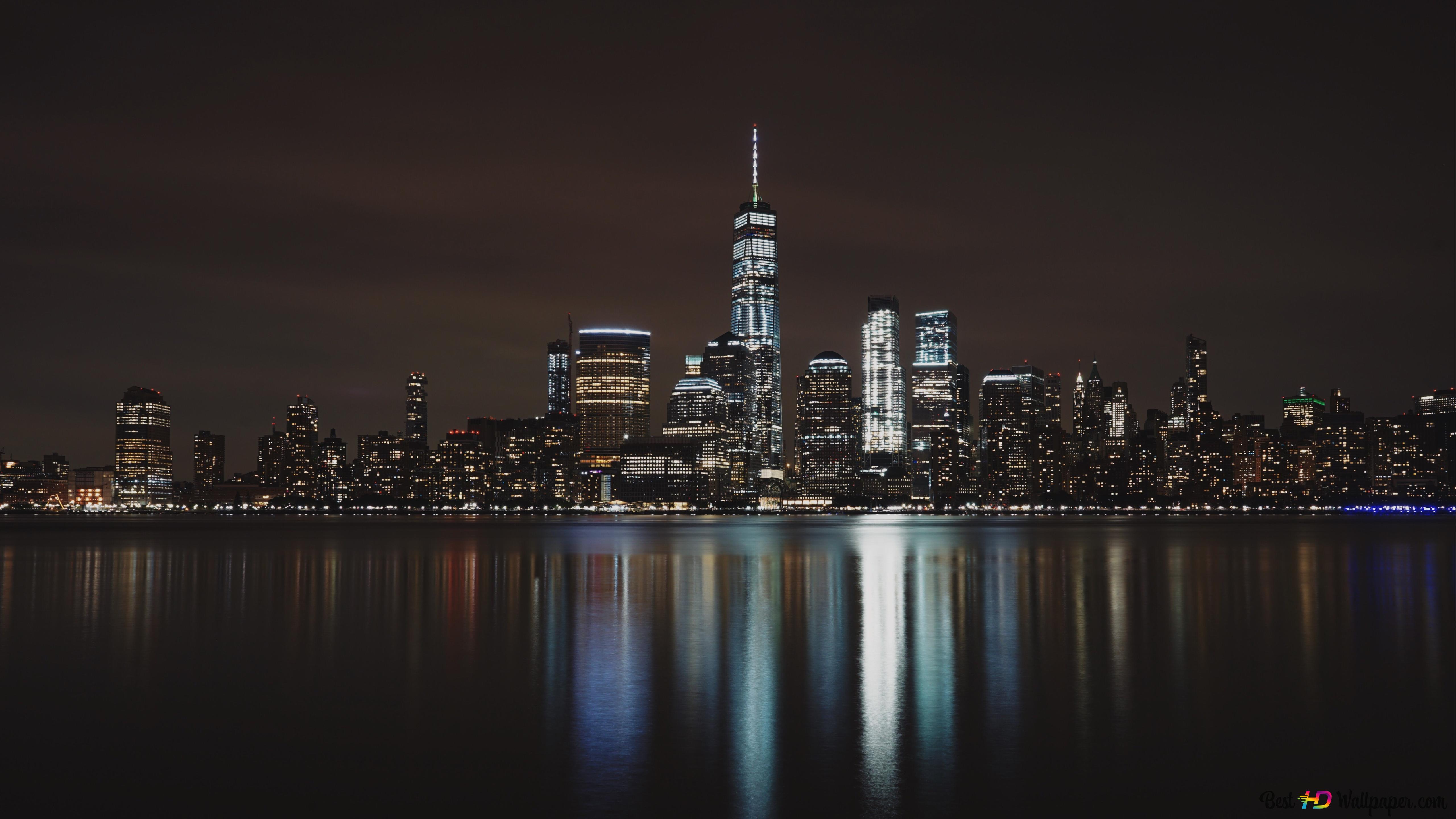 New York City At Night 4K wallpaper